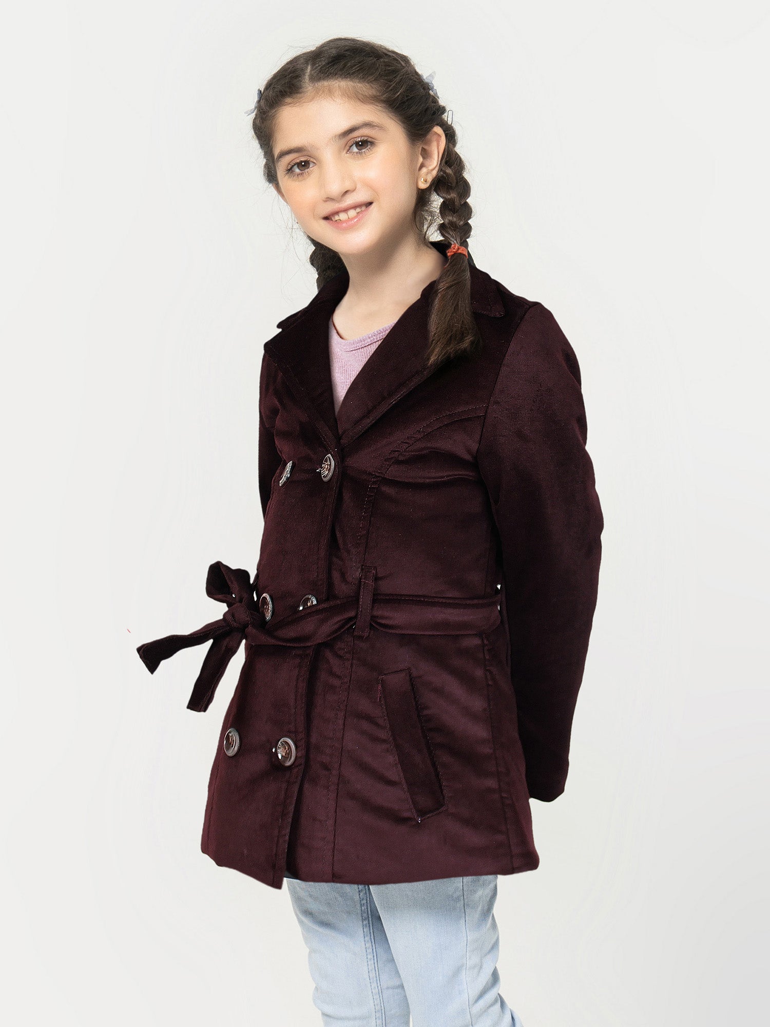 Girls Winter Dress Coat By Velvour VC03