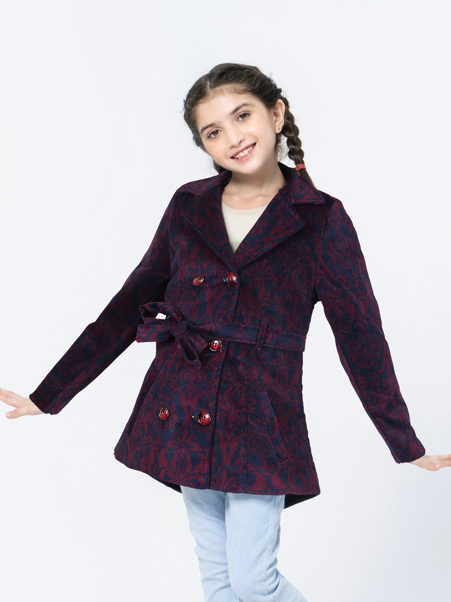 Girls Winter Dress Coat By Velvour VC02
