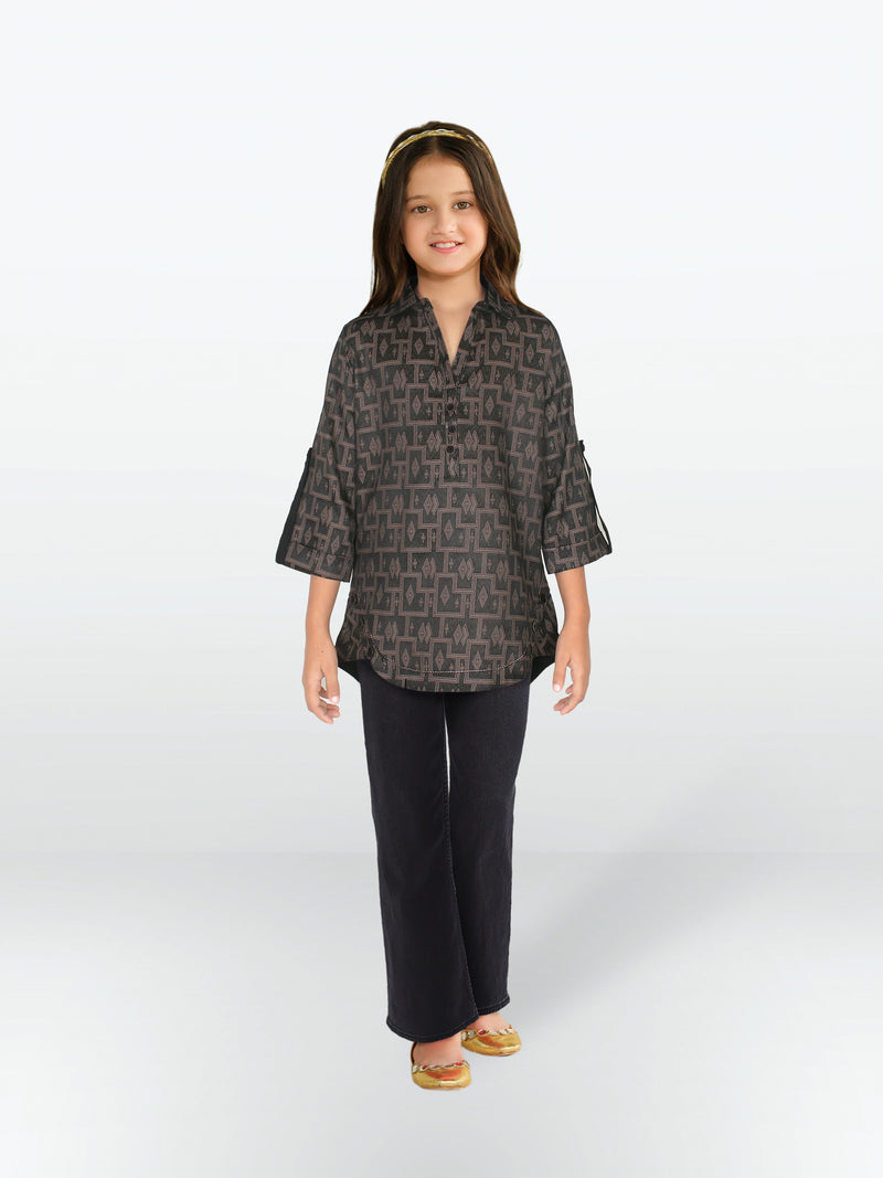 Girls Winter Jacquard Shirt VG124-C
