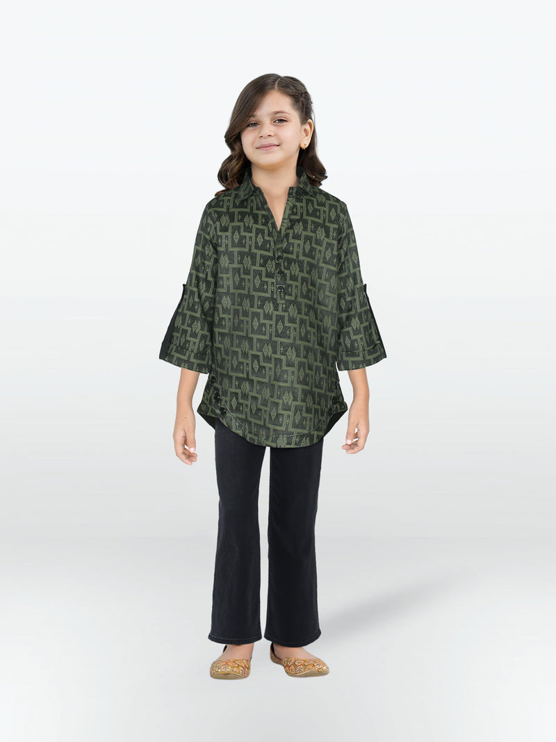 Girls Winter Jacquard Shirt VG124-A