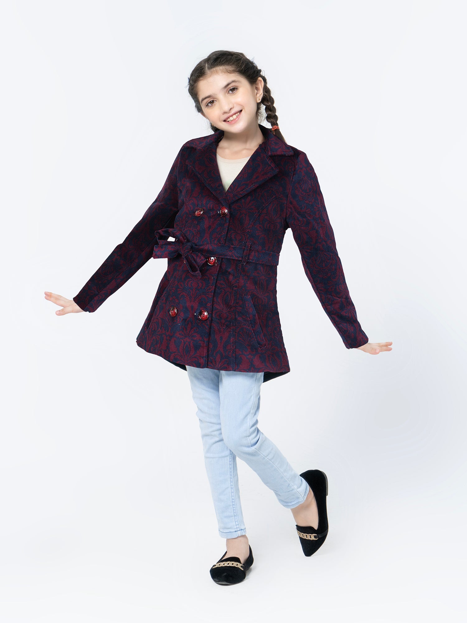 Girls Winter Dress Coat By Velvour VC02