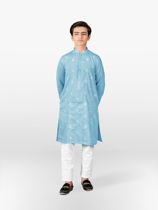 Boys Embroidered Kurta ART VB196-D