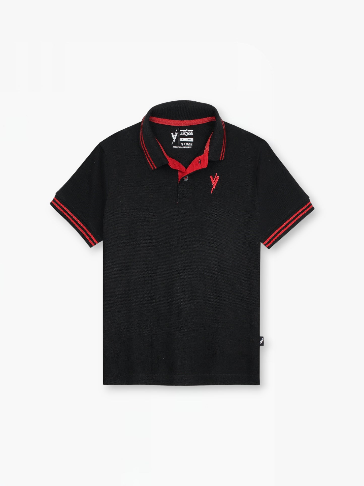 Tipping Collar Plain Polo Shirt VP11-A