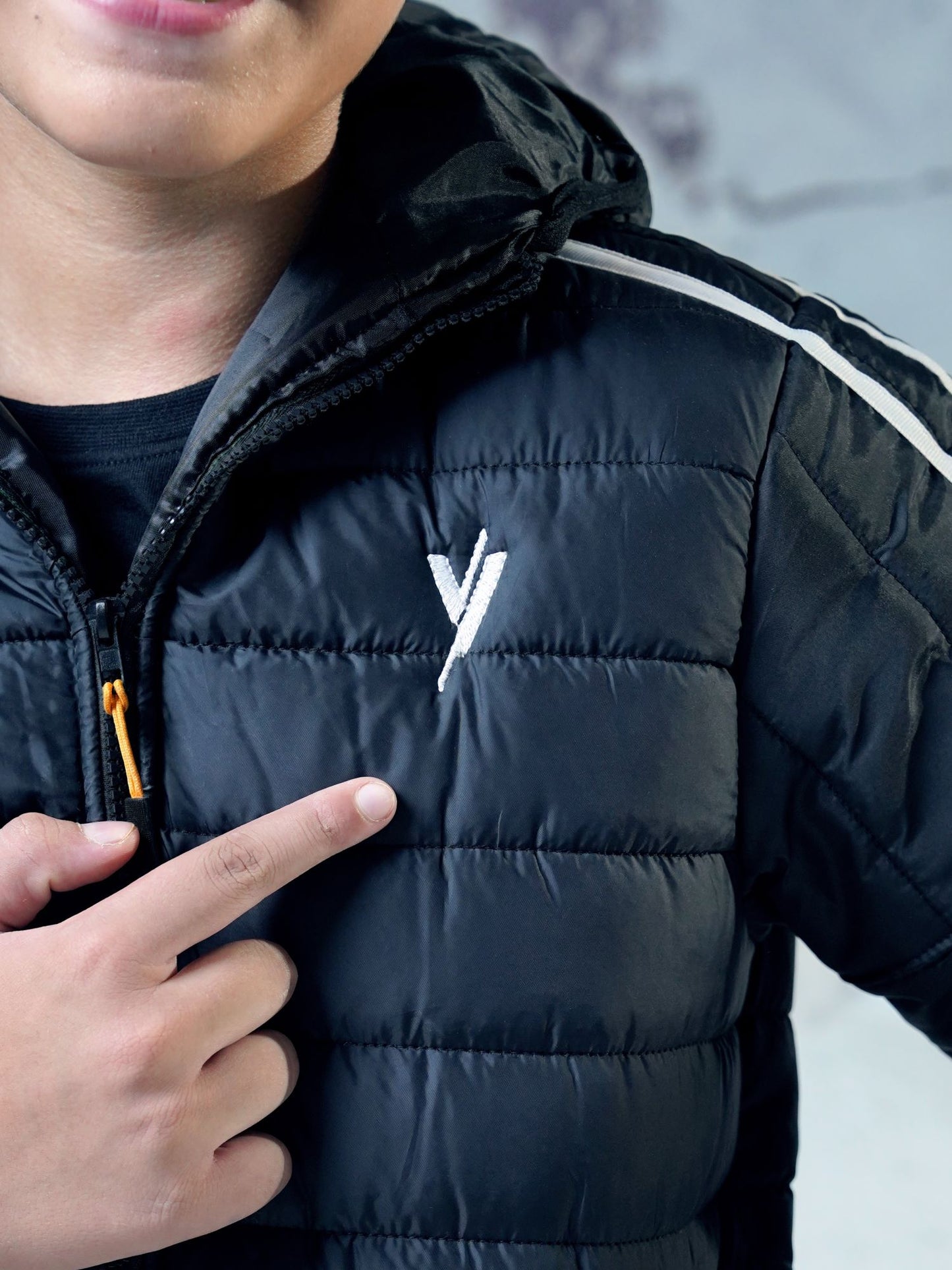 Full Sleeves Hooded Puffer Jacket Boys & Girls VJ27-A