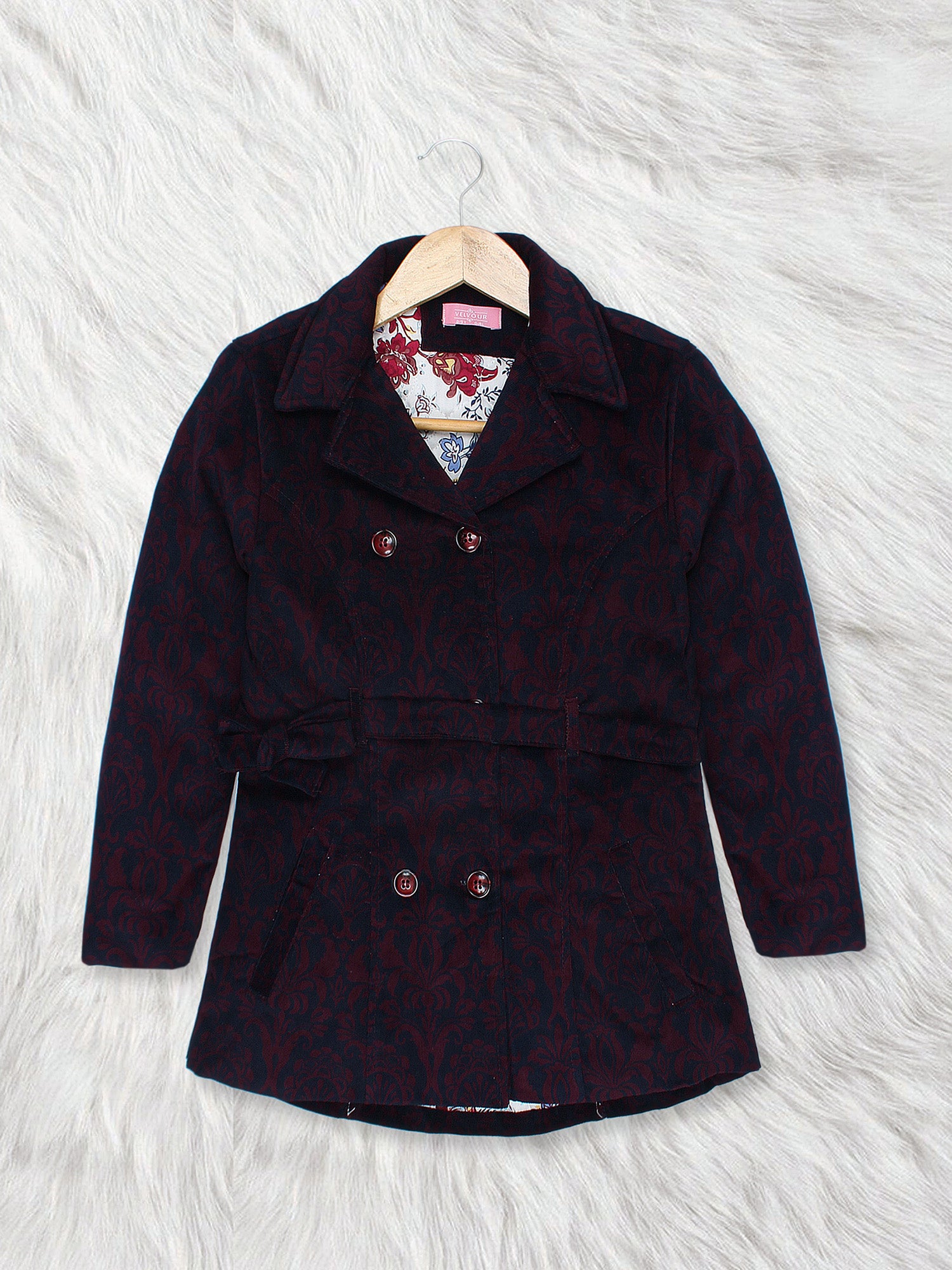 Girls Winter Dress Coat By Velvour VC02