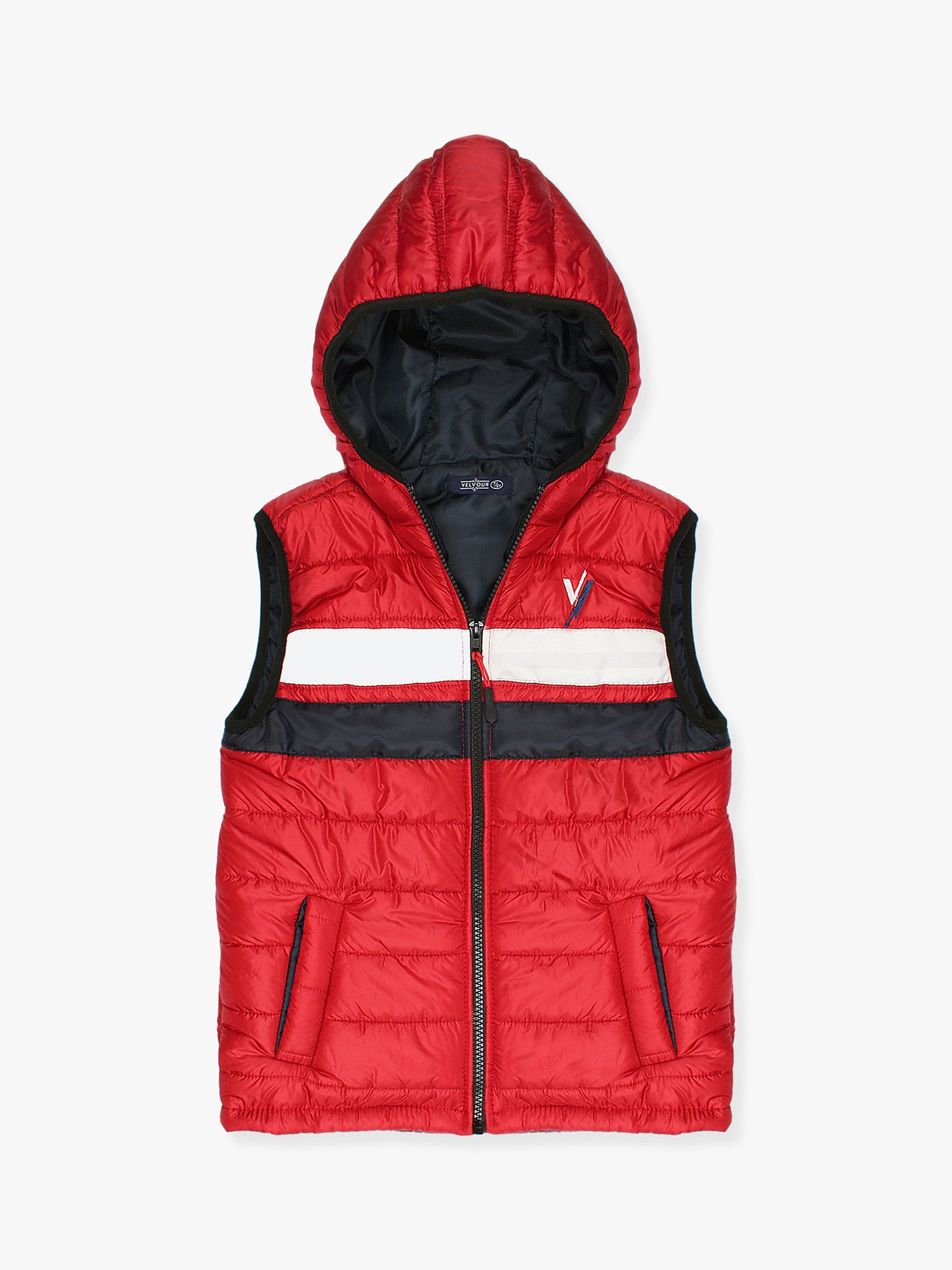 Sleeveless Hooded Puffer Boys & Girls VJ13-A