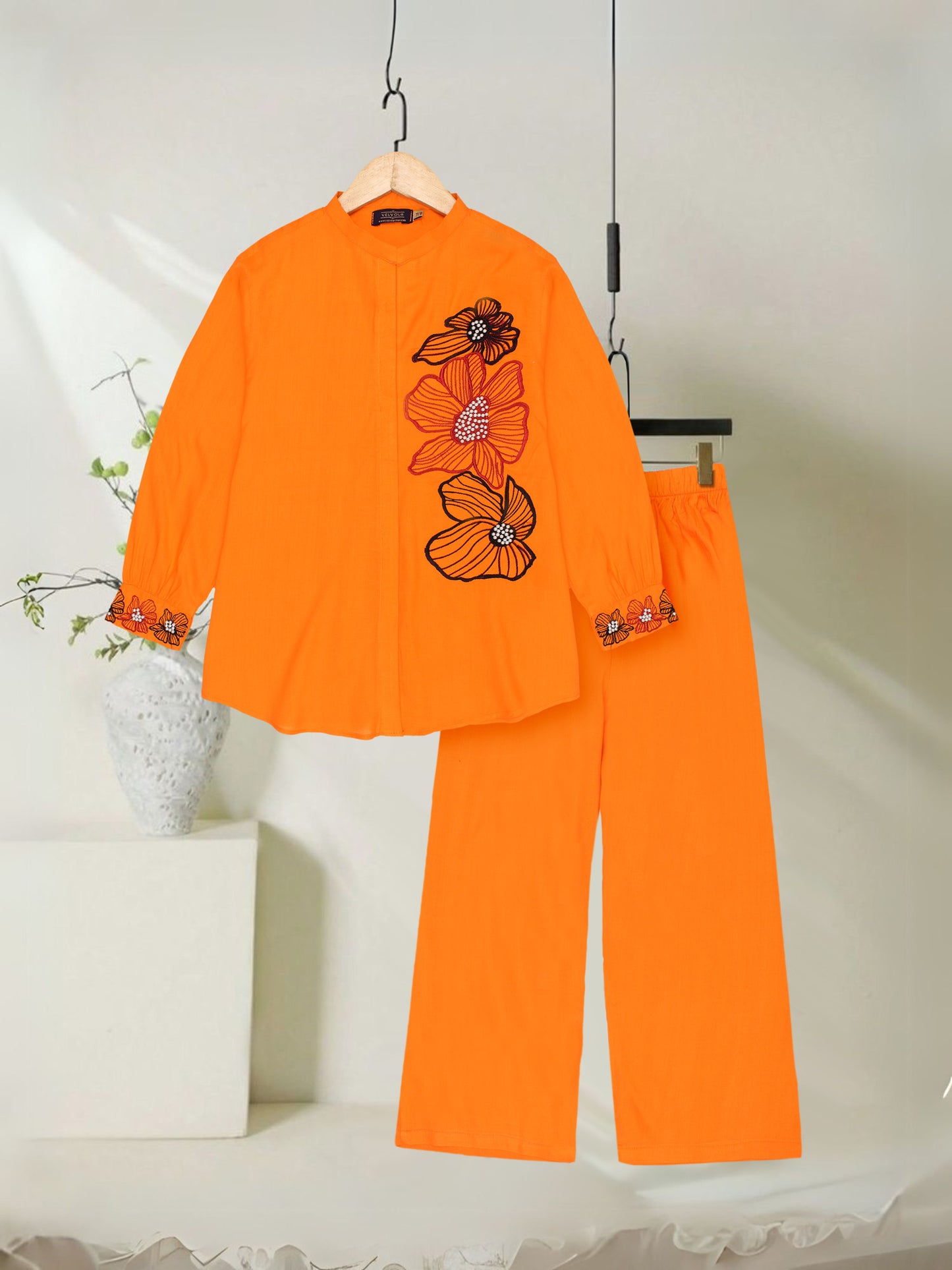 Embridered Girls Co Ord Set VG135-B