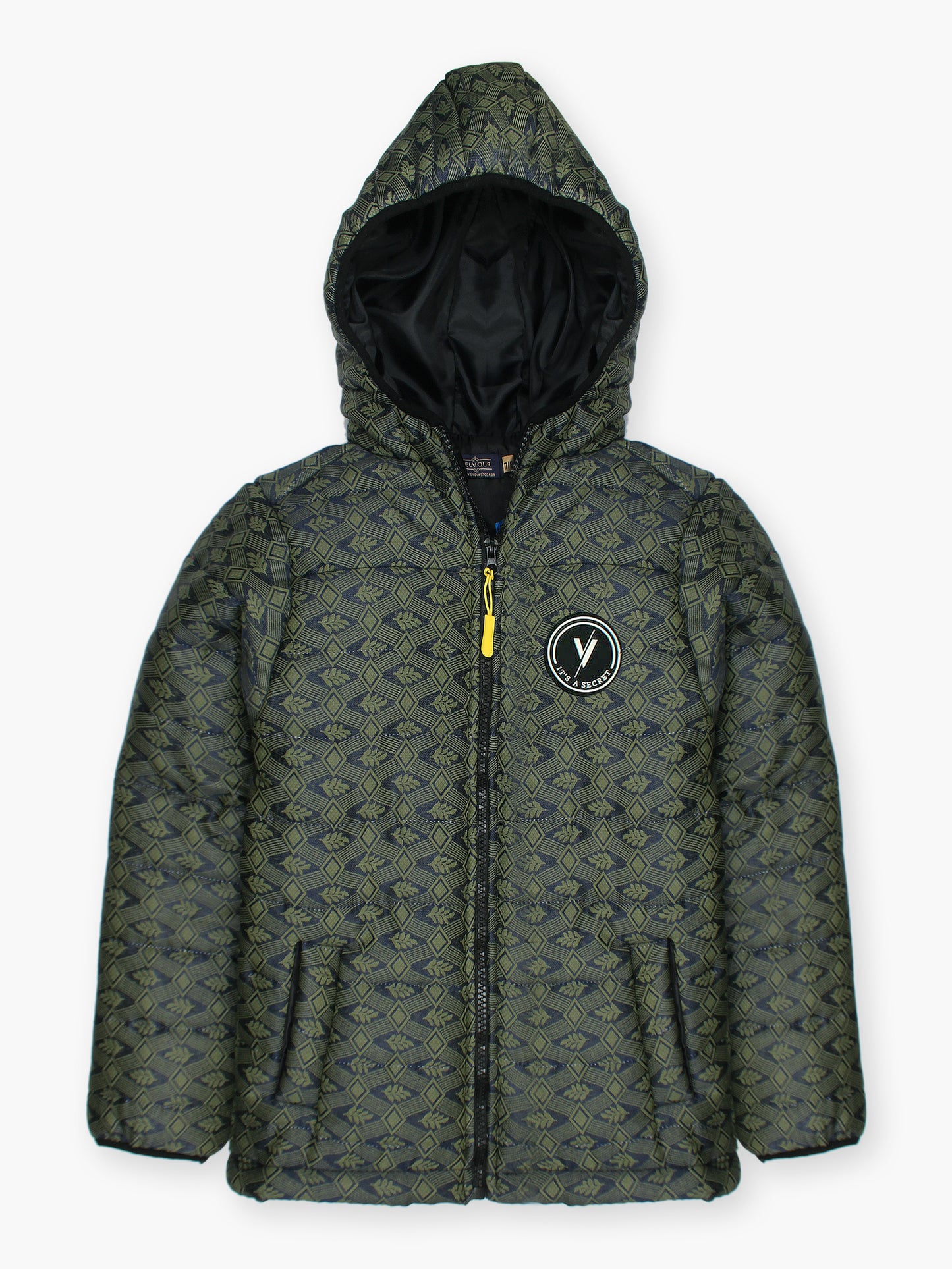 Full Sleeves Hooded Puffer Jacket Boys & Girls VJ52-C