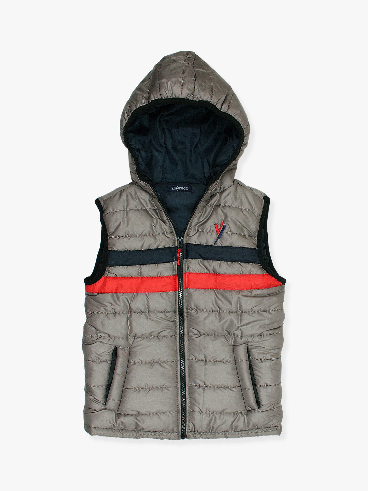 Sleeveless Hooded Puffer Boys & Girls VJ13-B