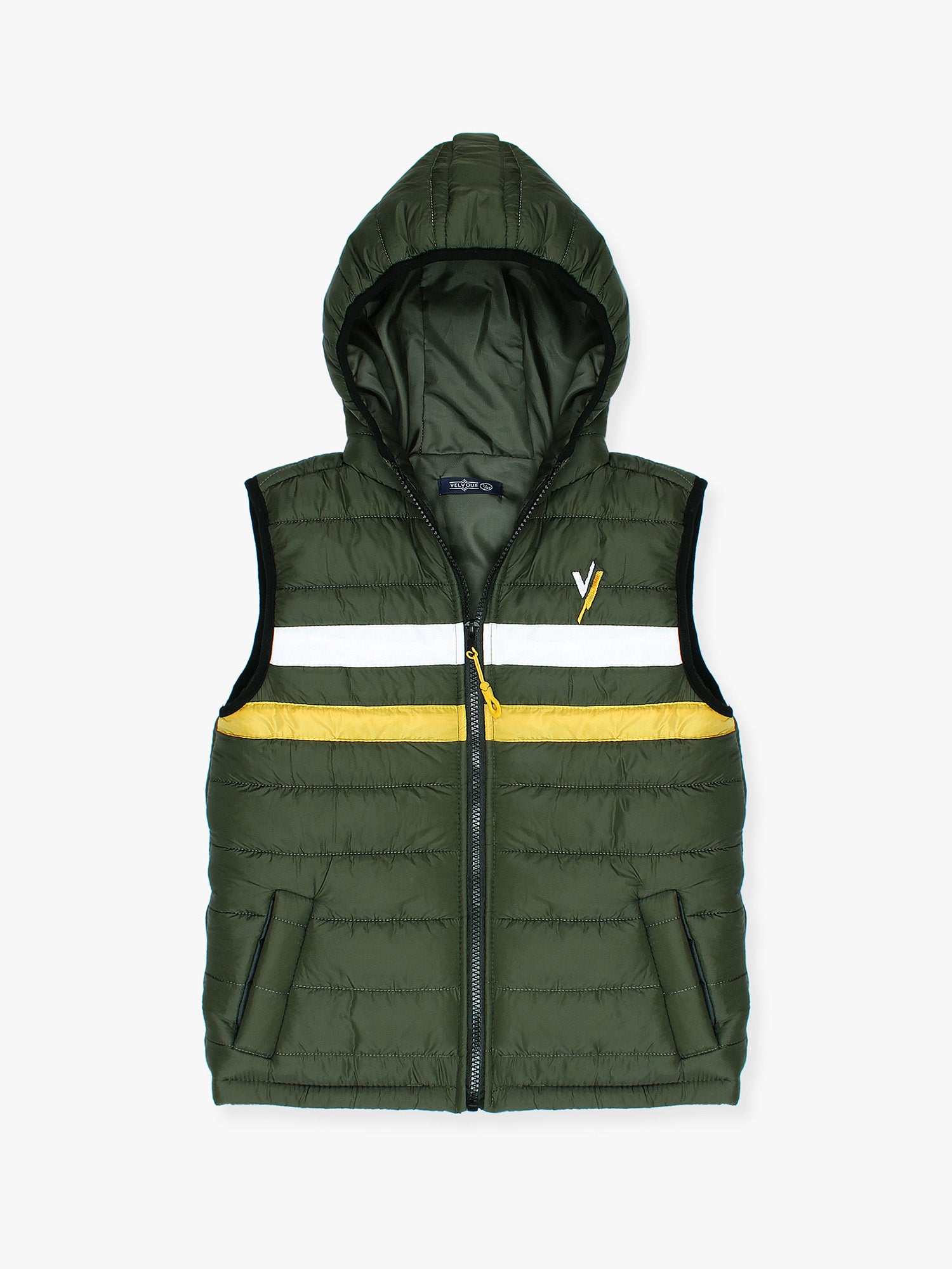 Sleeveless Hooded Puffer Boys & Girls VJ13-D