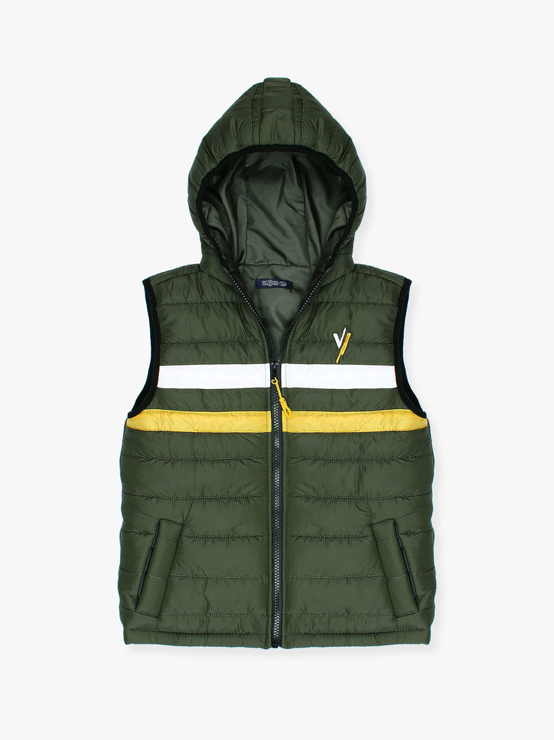 Sleeveless Hooded Puffer Boys & Girls VJ13-D