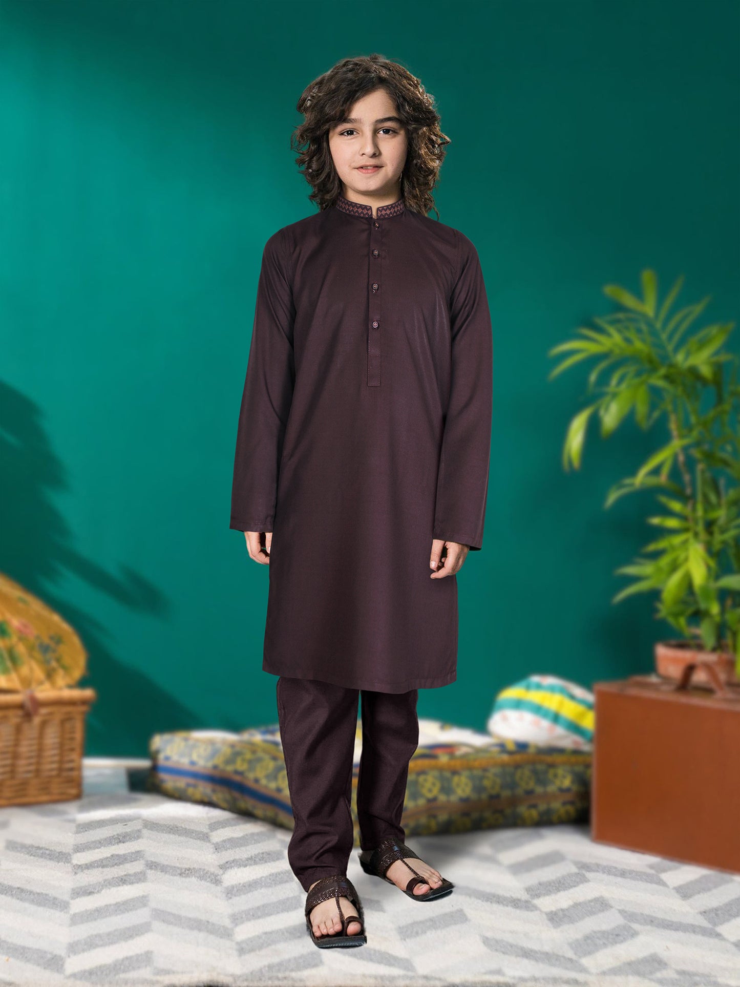 Boys Kurta Trouser Suit 2Pc VB172-C