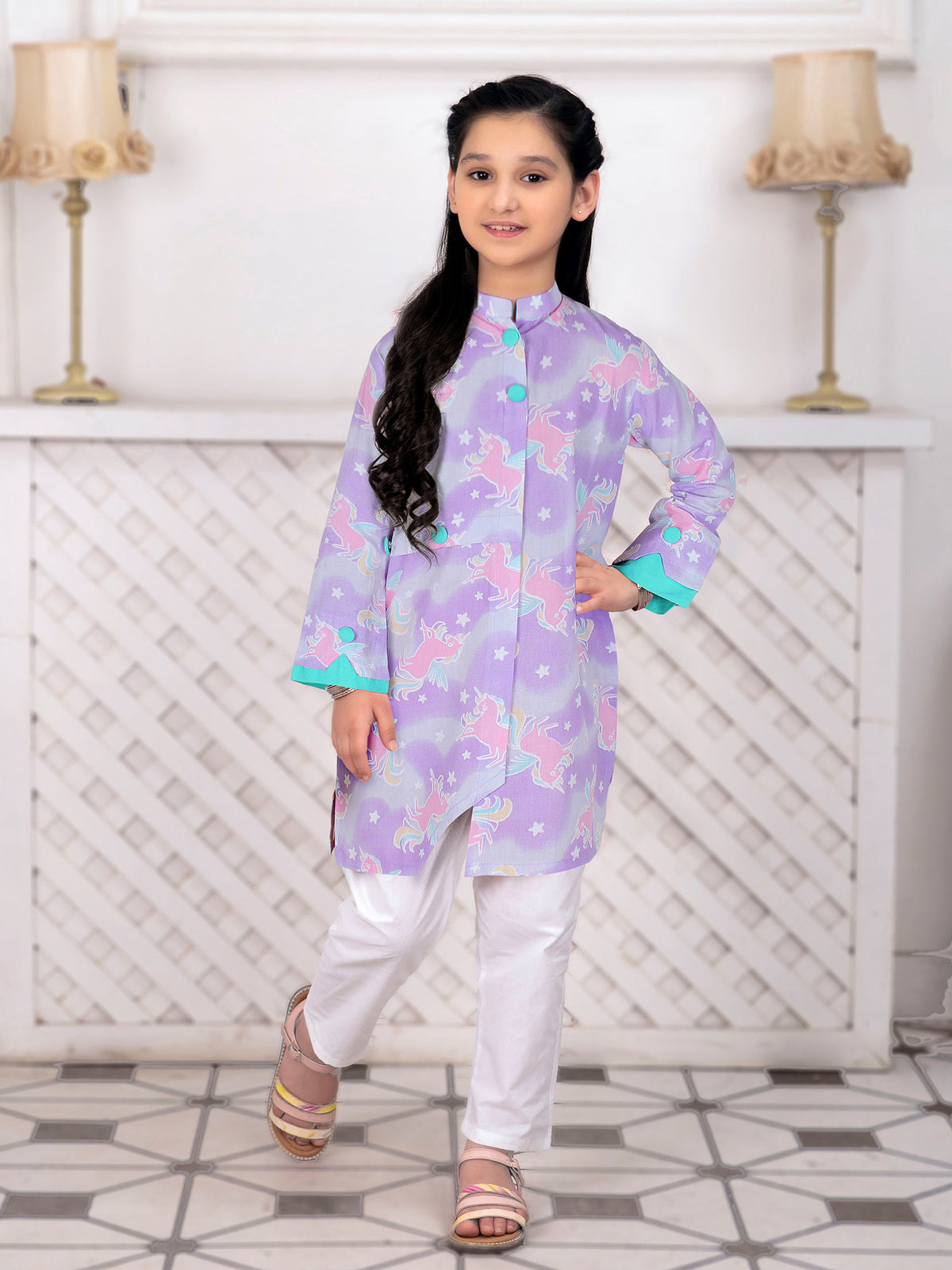 Girls Summer Kurti Tunic VG82-A