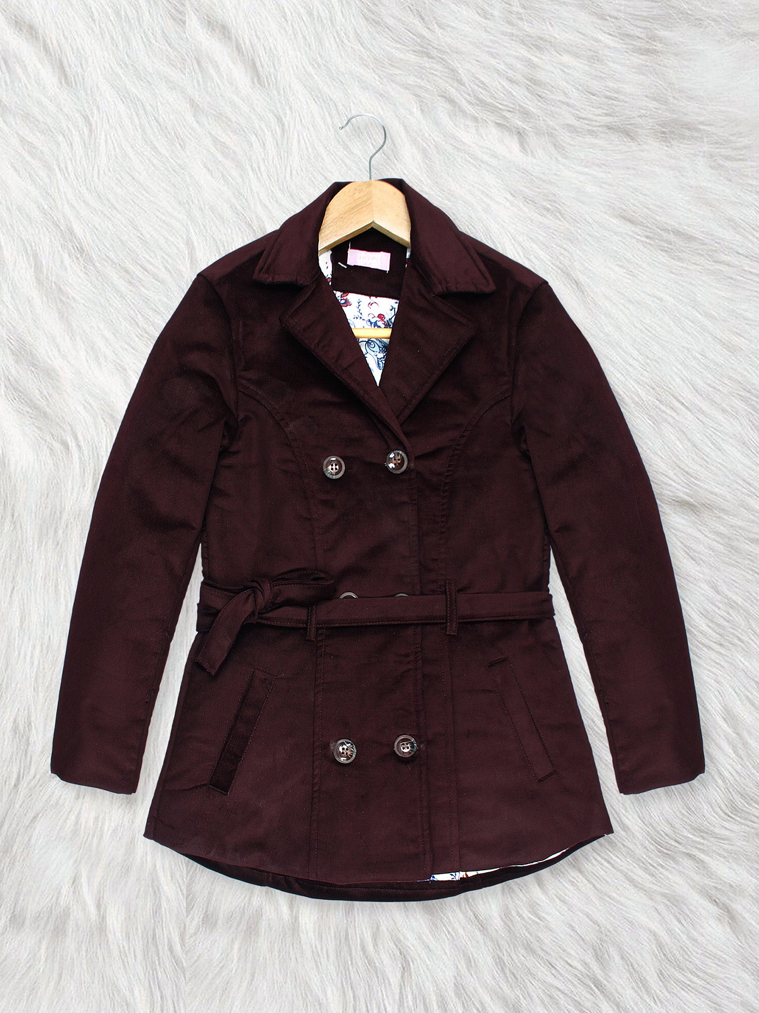 Girls Winter Dress Coat By Velvour VC03