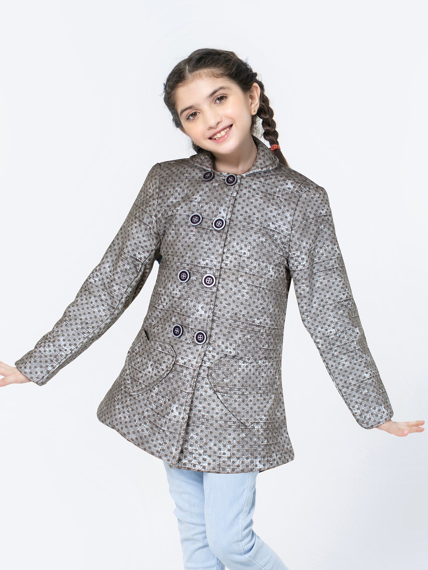 Girls Winter Dress Coat By Velvour VC010