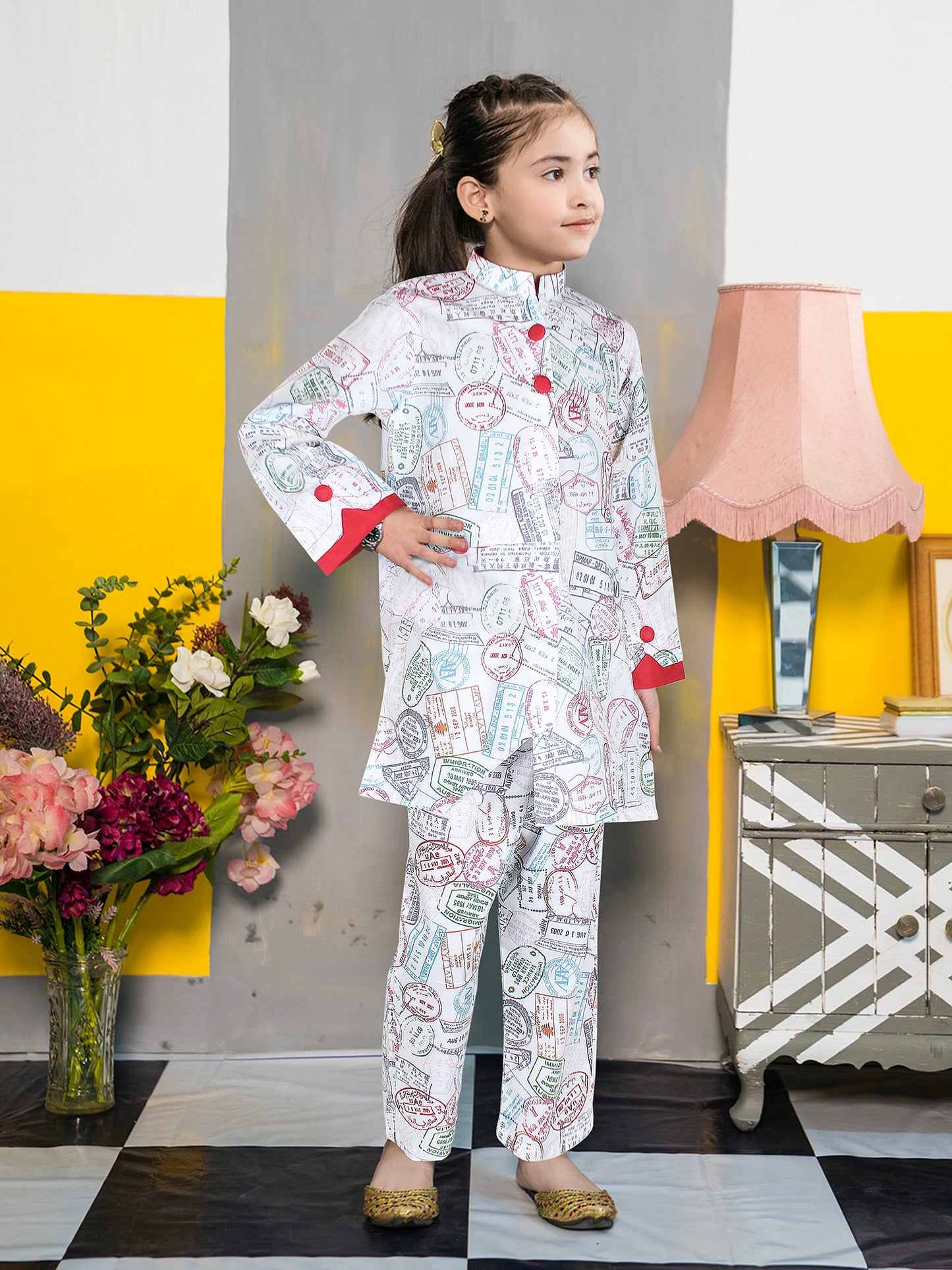 Girls Summer 2Pcs Suit VG82-B