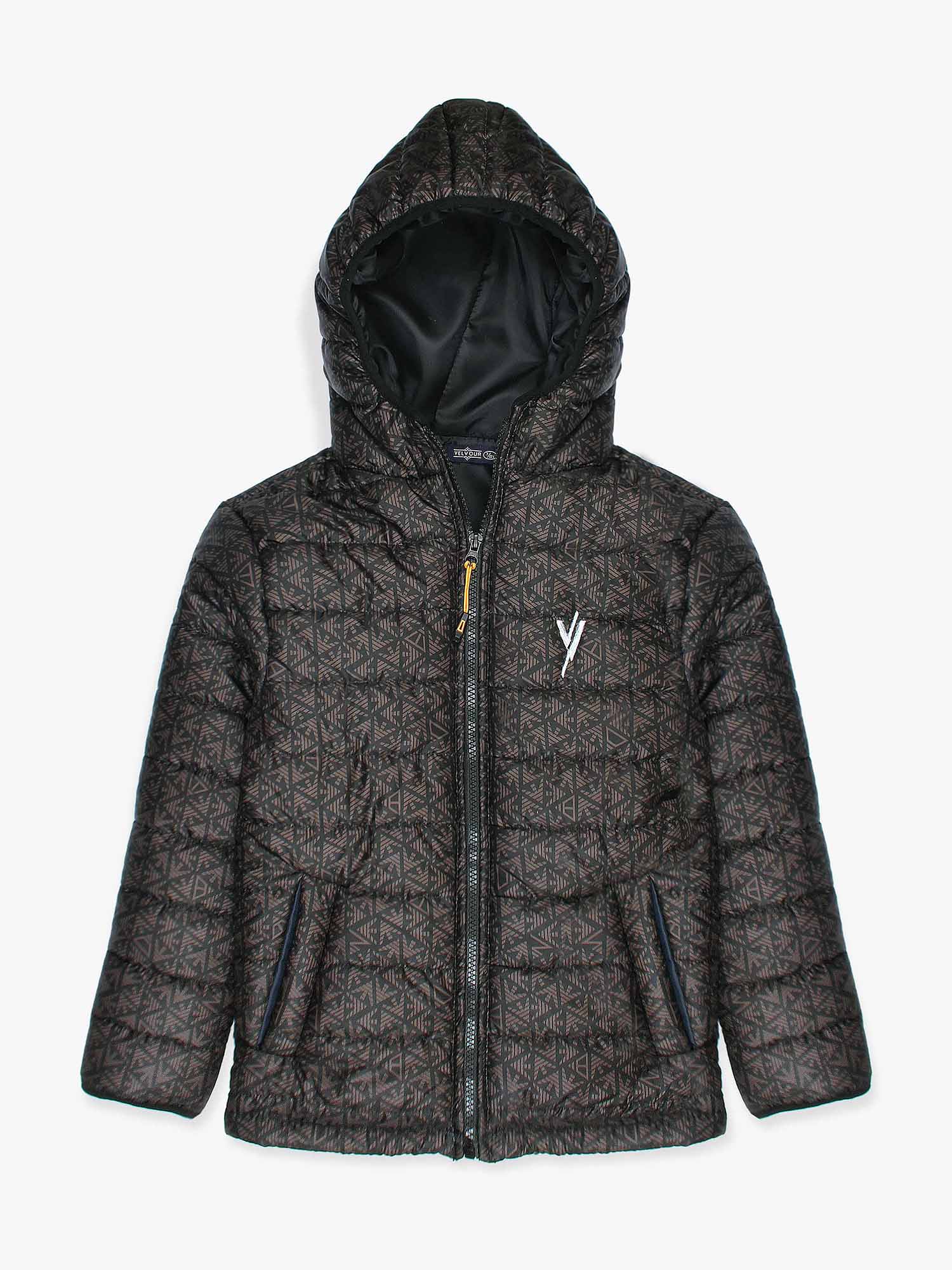 Full Sleeves Hooded Puffer Jacket Boys & Girls VJ21