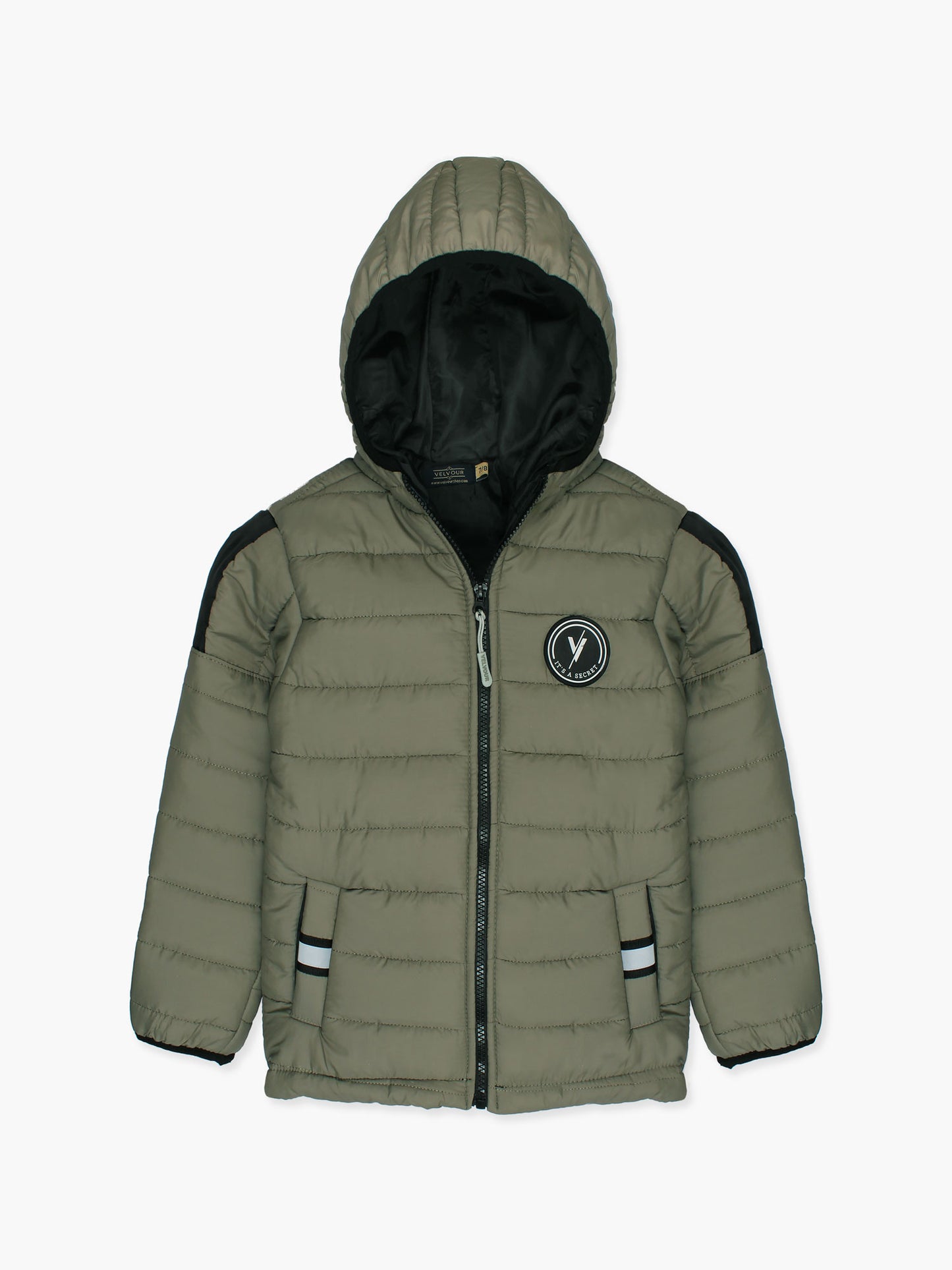 Full Sleeves Hooded Puffer Jacket Boys & Girls VJ63-A