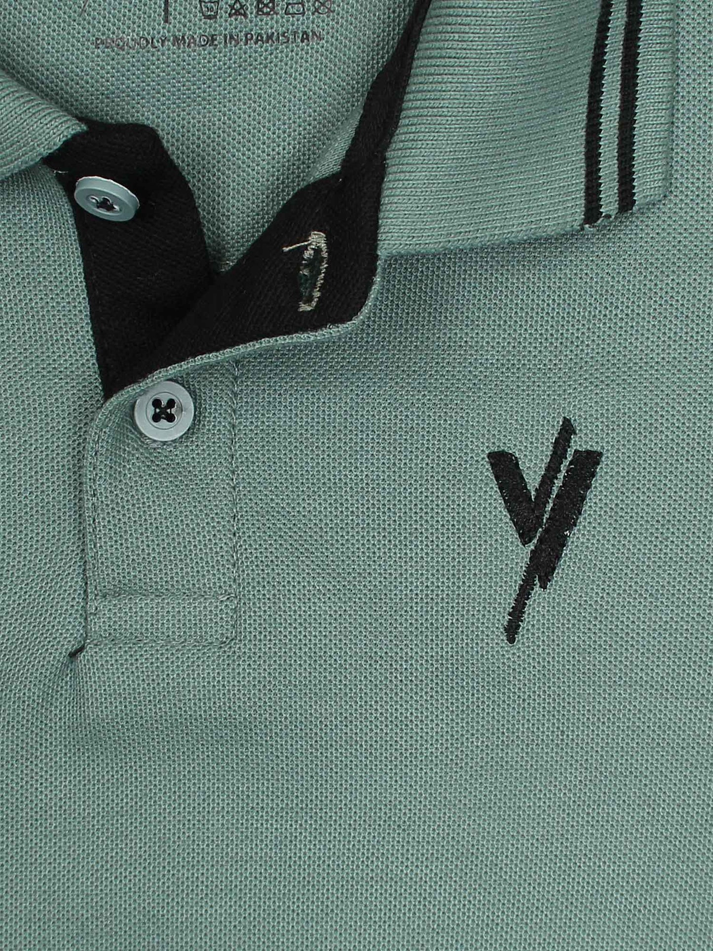 Tipping Collar Plain Polo Shirt VP11-H