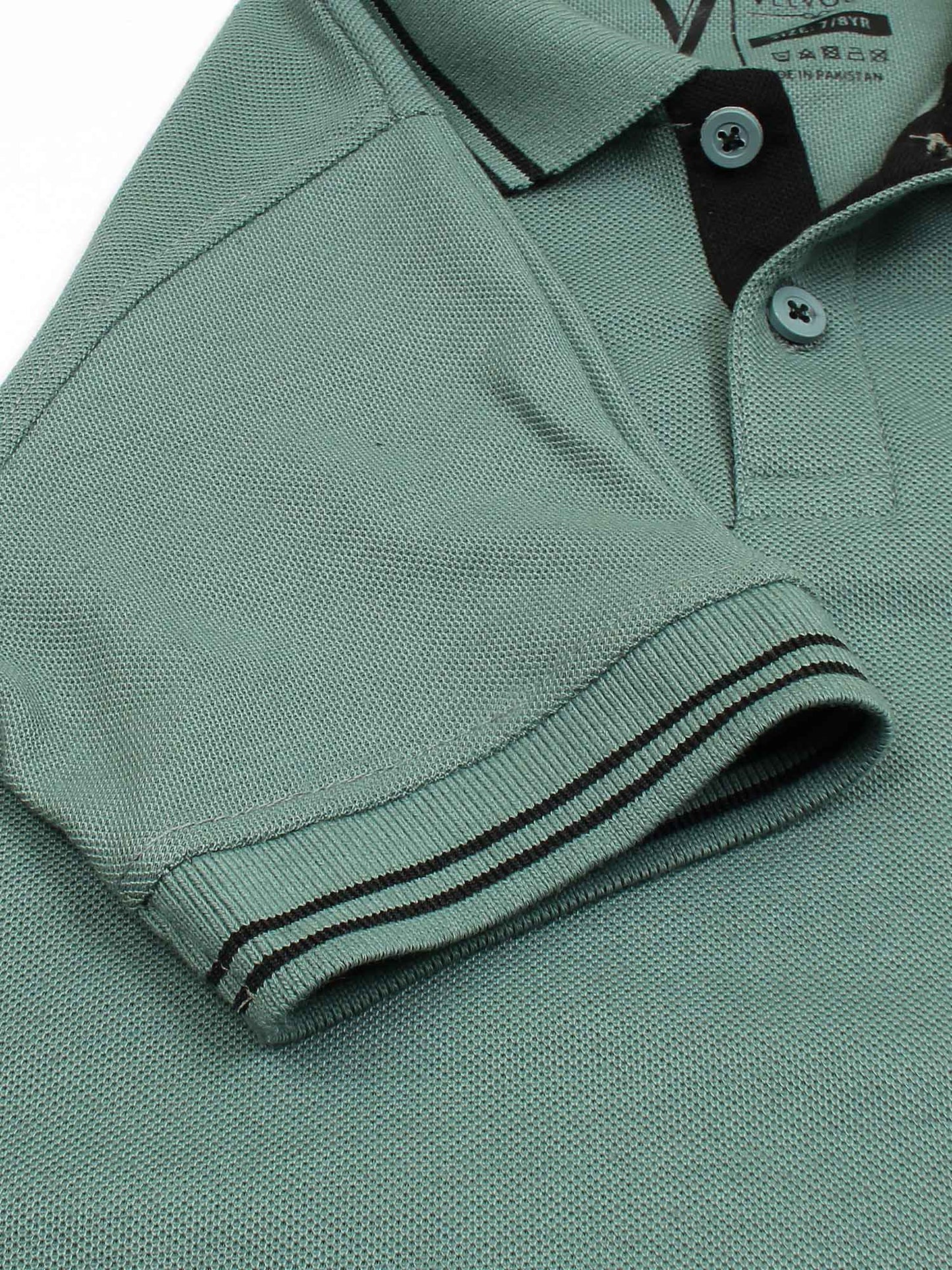 Tipping Collar Plain Polo Shirt VP11-H