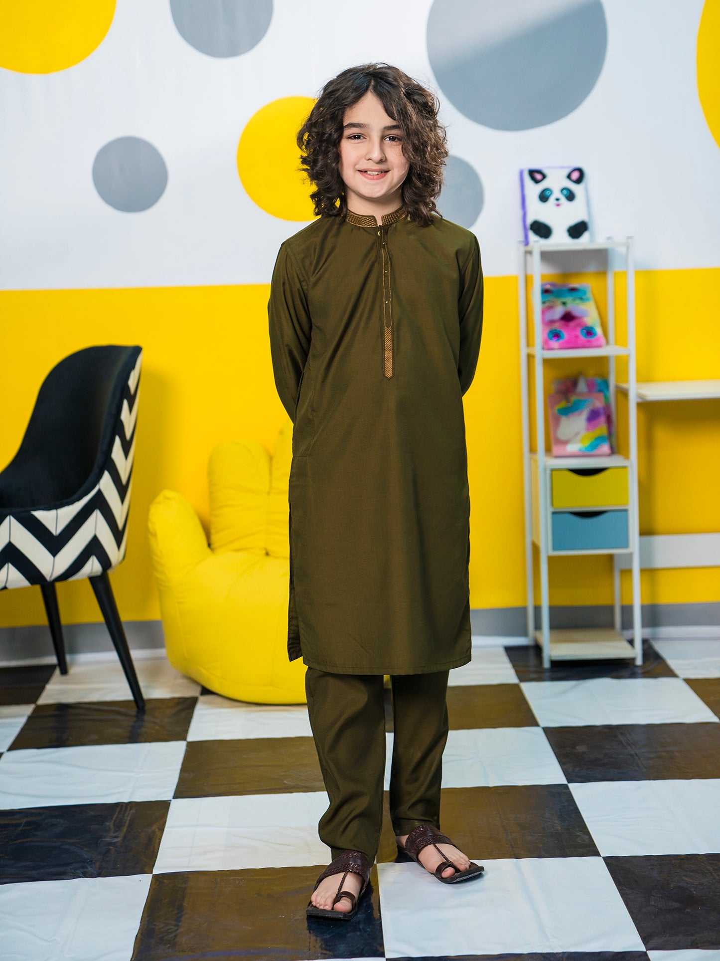 Boys Kurta Trouser Suit 2Pc VB171-D