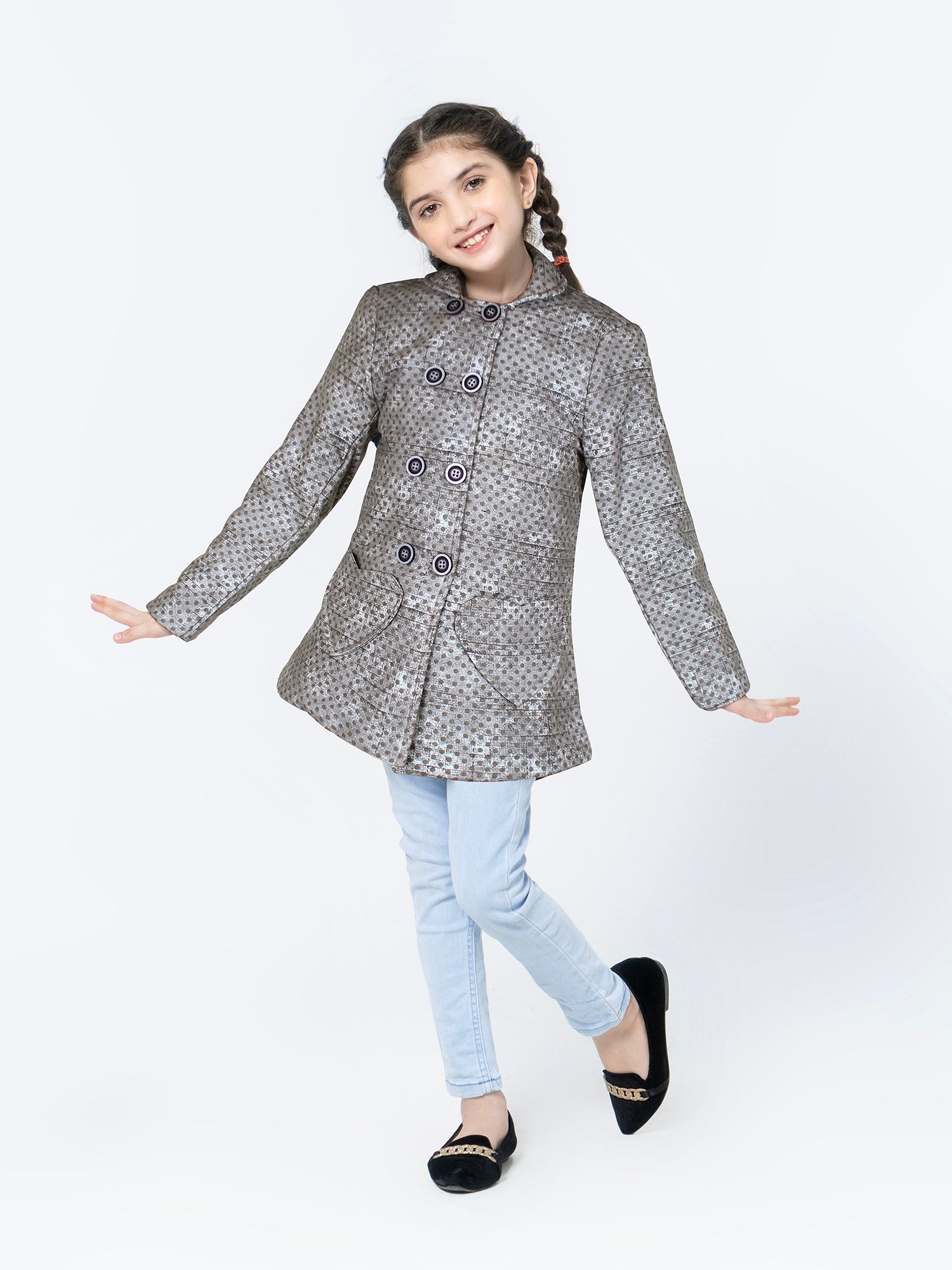 Girls Winter Dress Coat By Velvour VC010