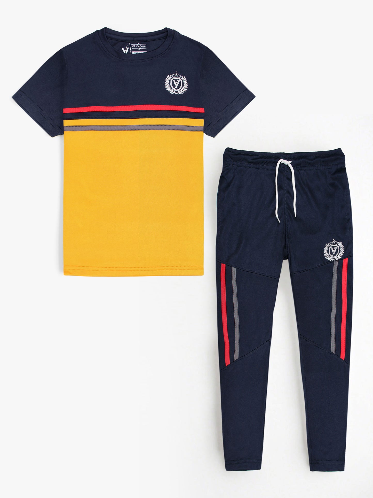 Tracksuit For Boys & Girls Poly athletic Fabric VST42-D