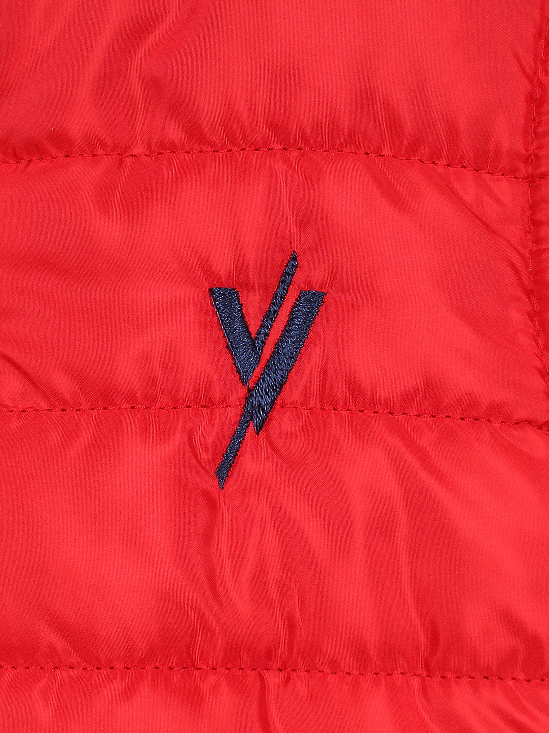 Sleeveless Puffer Jacket Boys & Girls VJ02-D Red