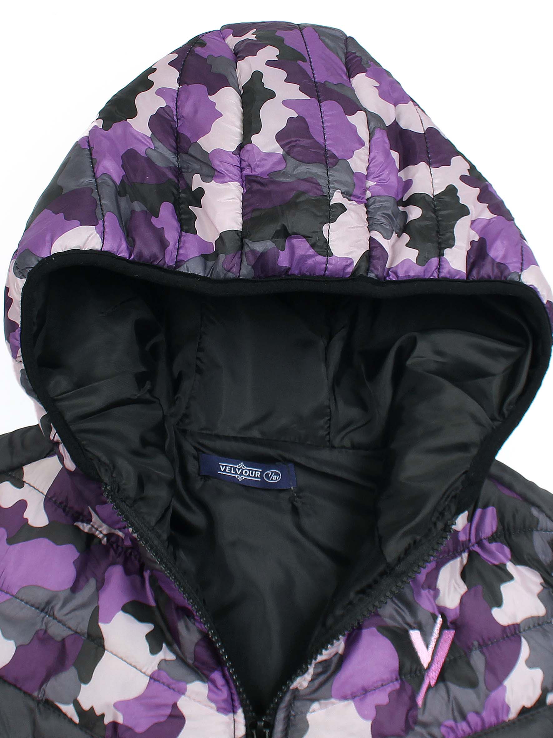 Sleeveless Hooded Puffer Jacket Girls VJ15-B