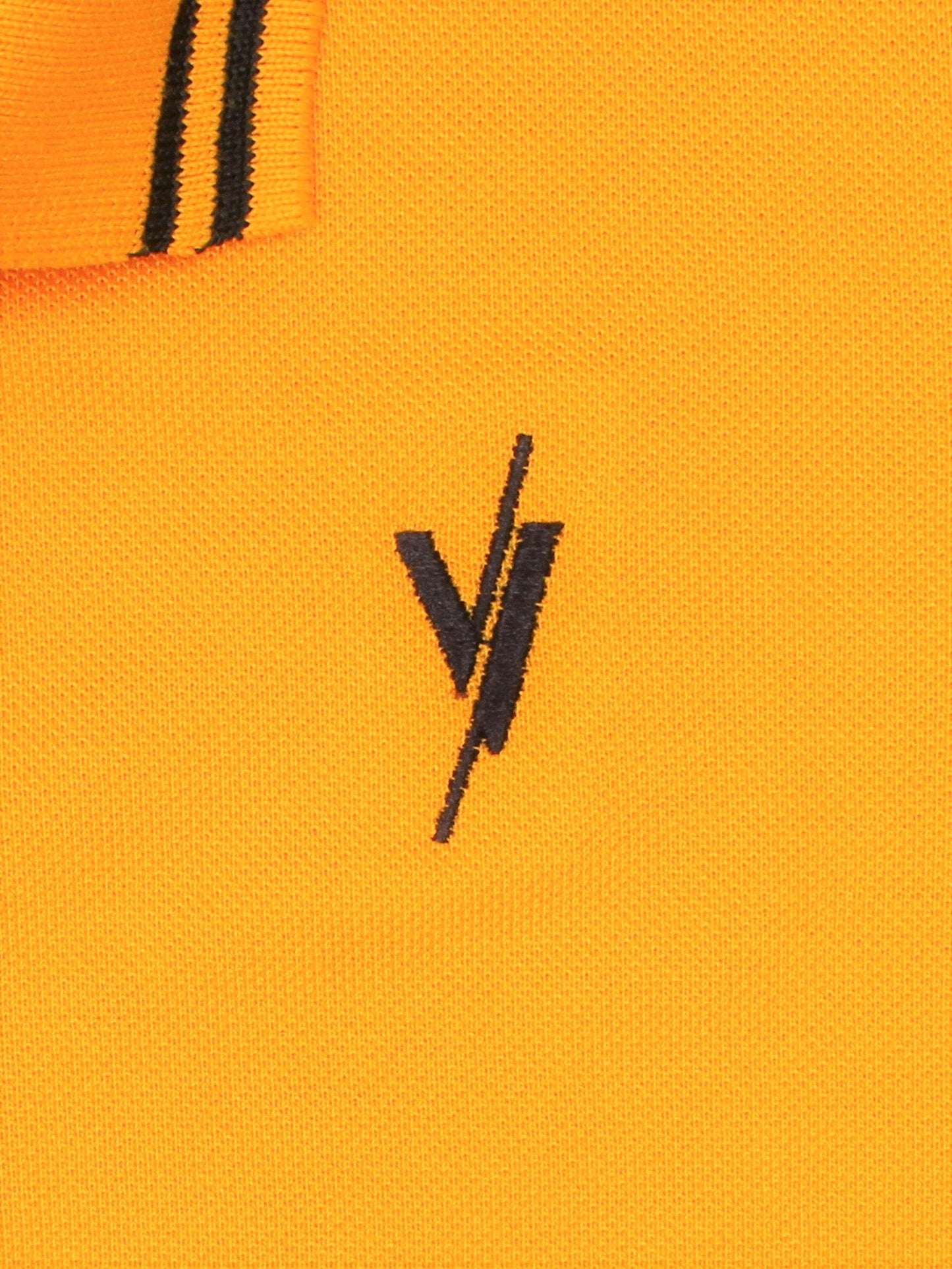 Tipping Collar Polo Shirt For Mens plain Yellow