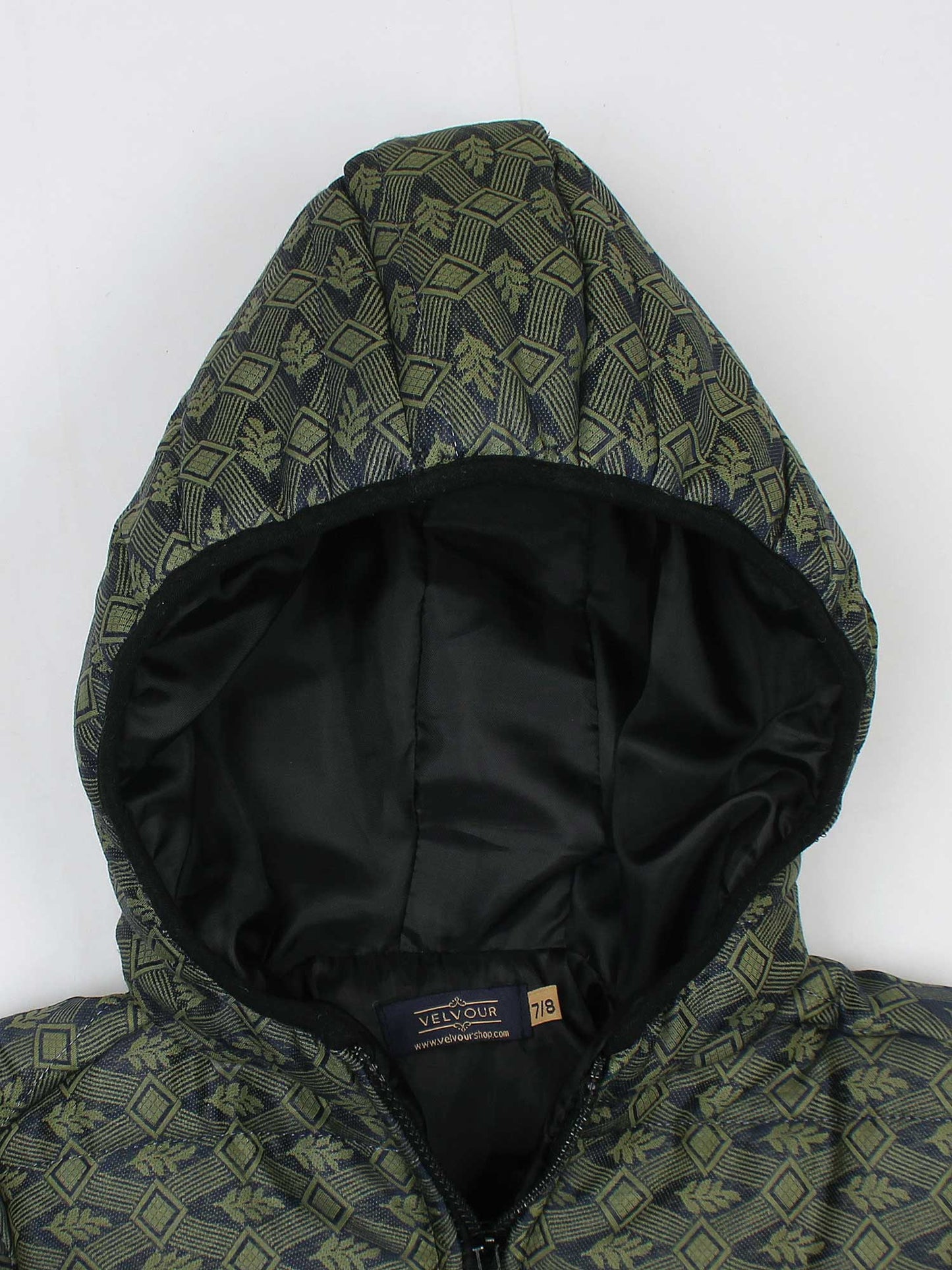 Full Sleeves Hooded Puffer Jacket Boys & Girls VJ52-C