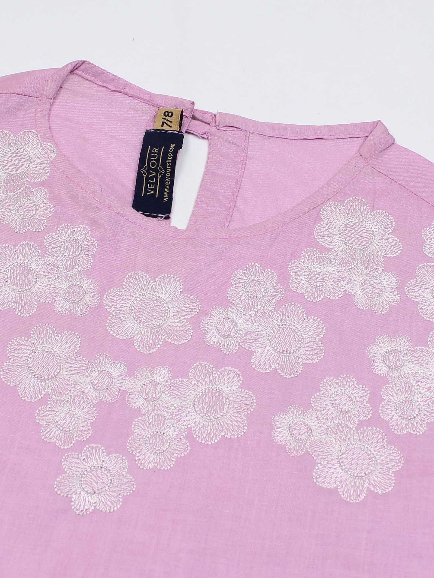 Embroidered Girls Co Ord Set VG162-B
