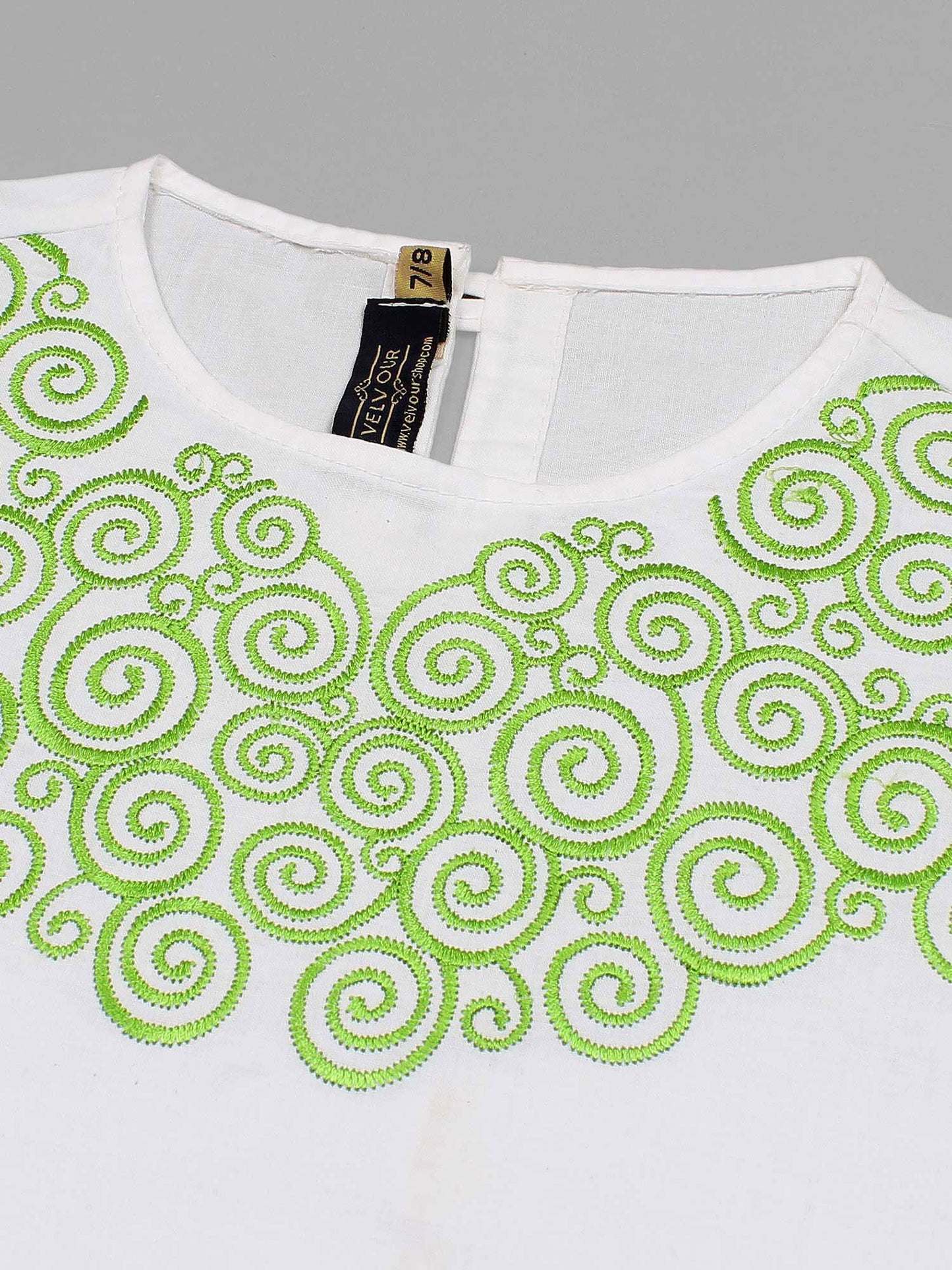 Embroidered Girls Co Ord Set VG162-A