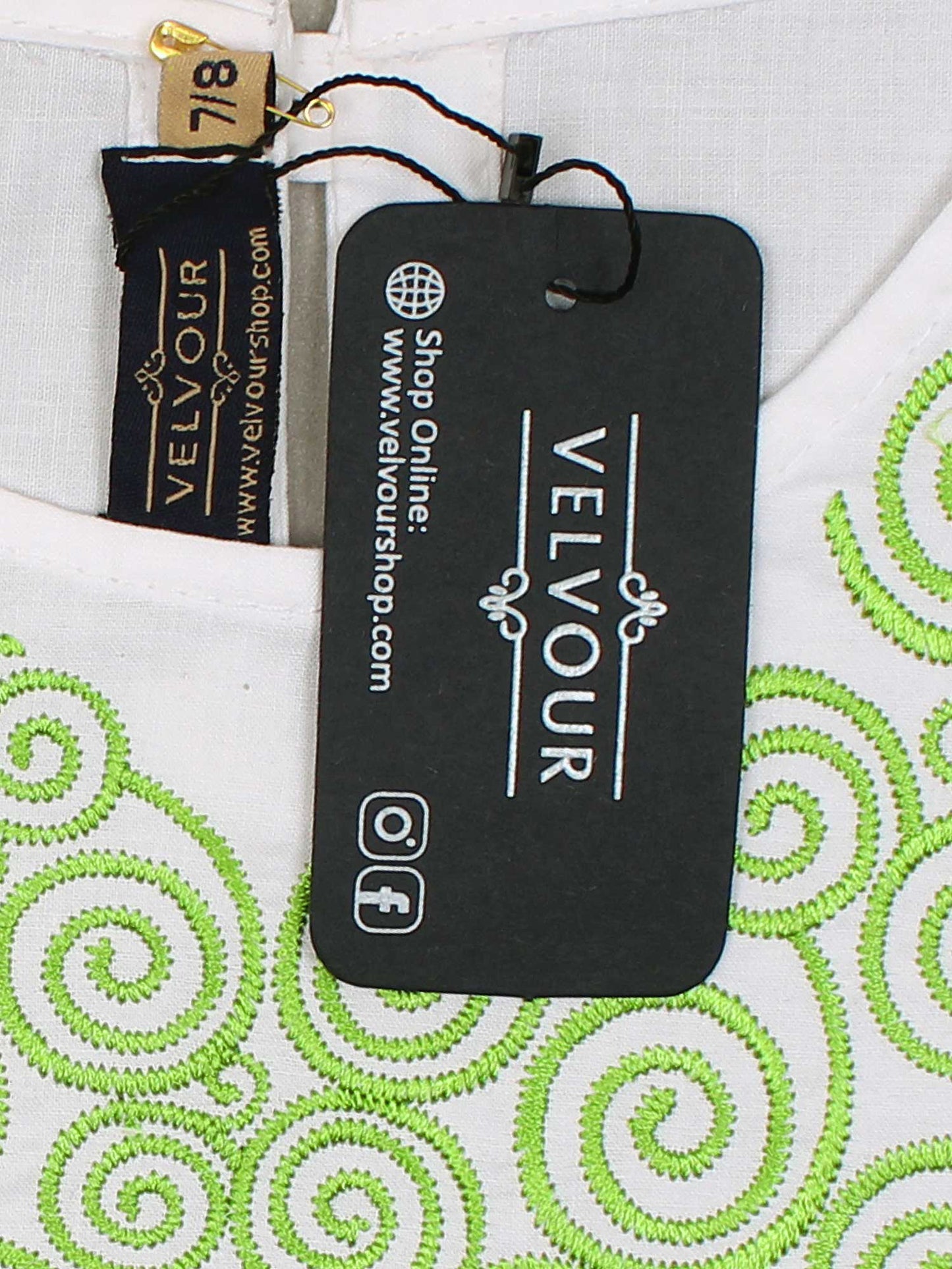 Embroidered Girls Co Ord Set VG162-A