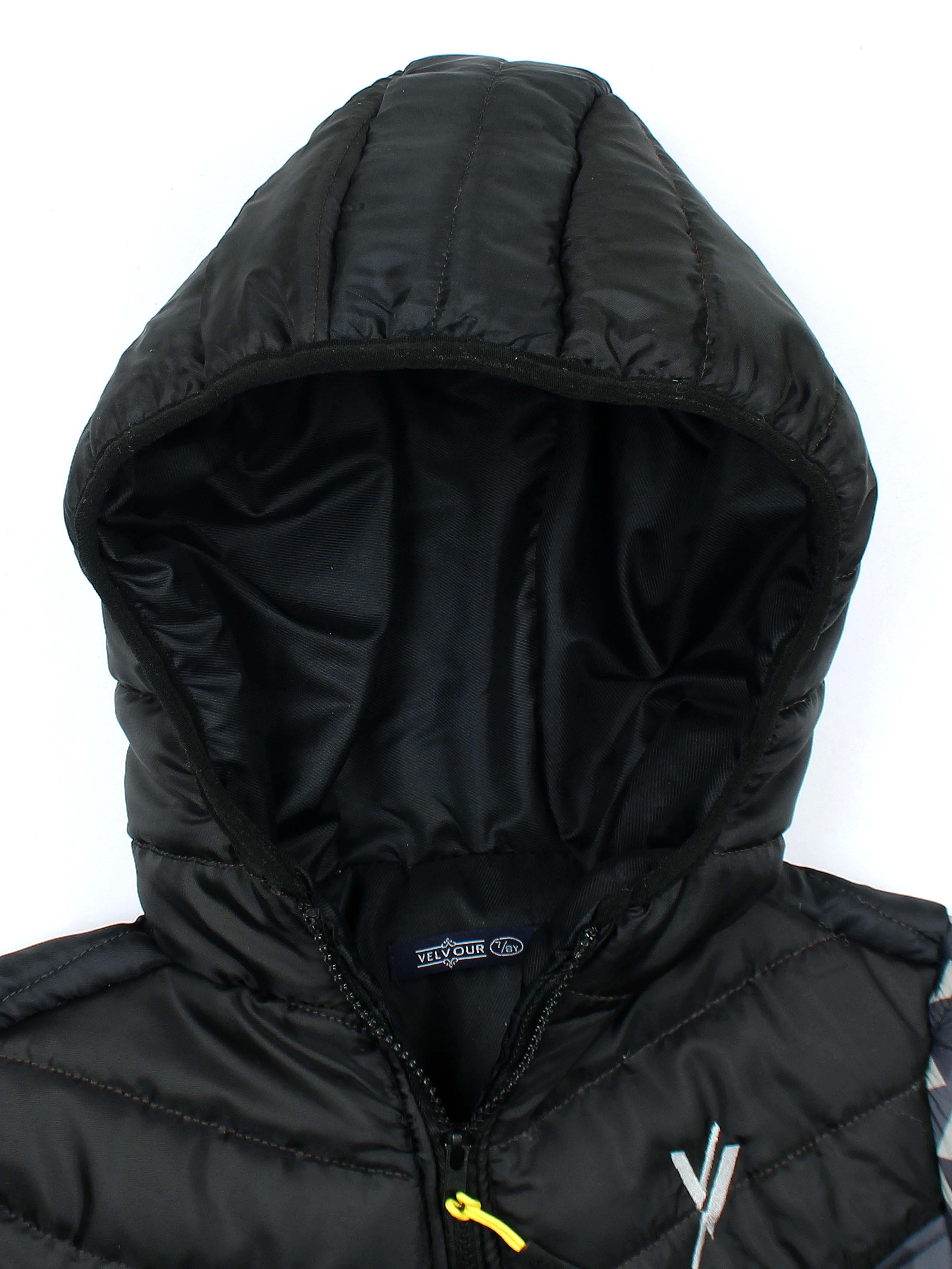 Full Sleeves Hooded Puffer Jacket Boys & Girls VJ16-C