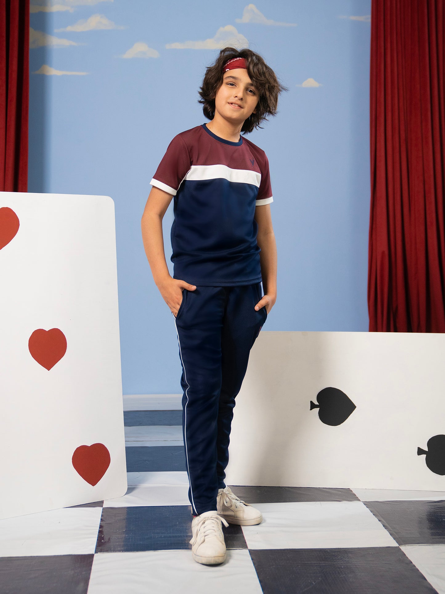 Tracksuit For Boys & Girls Poly athletic Fabric VST41-A
