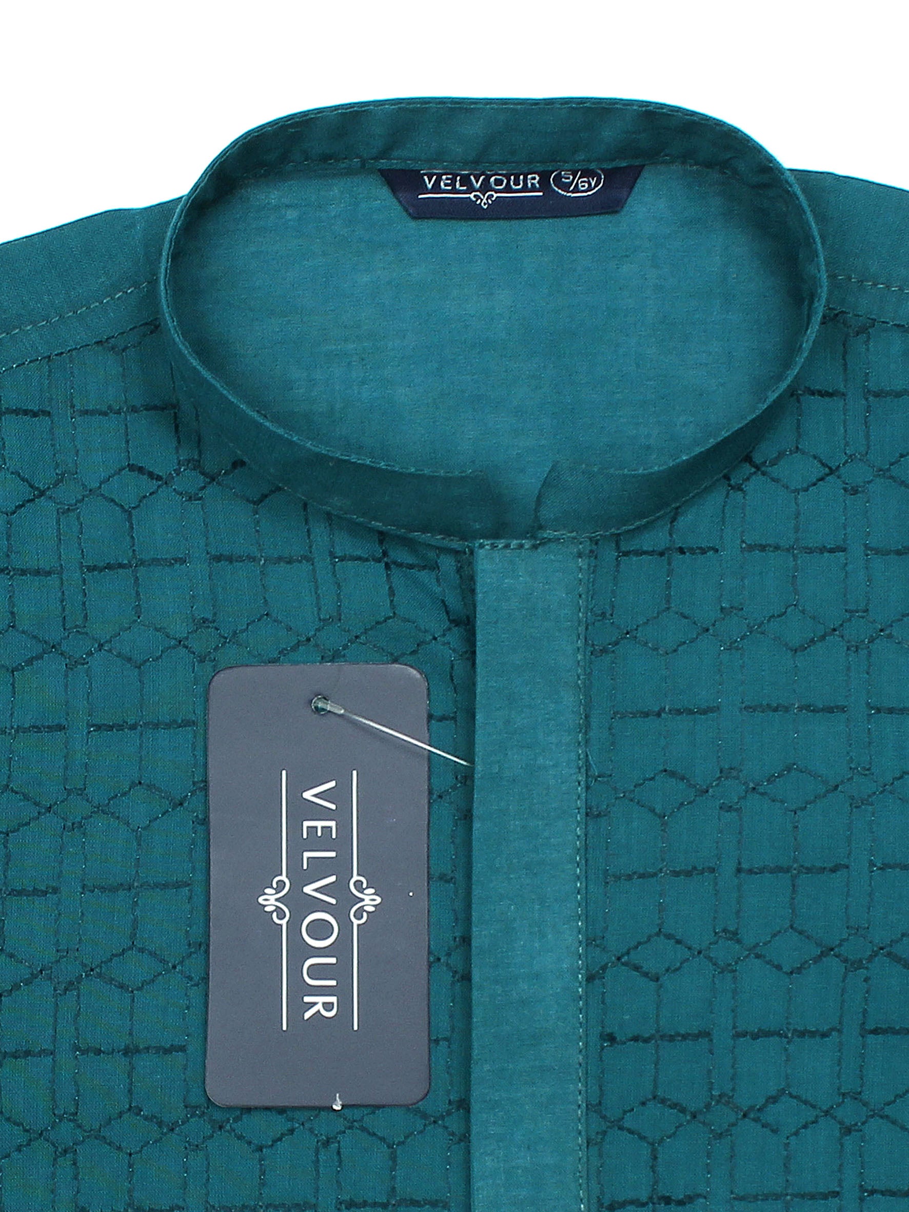 Velvour Boys Embroidered Kurta VB166