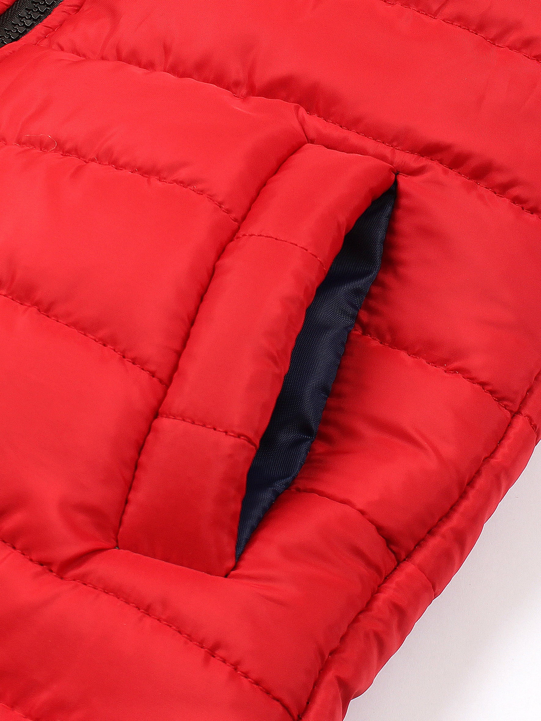 Sleeveless Puffer Jacket Boys & Girls VJ02-D Red