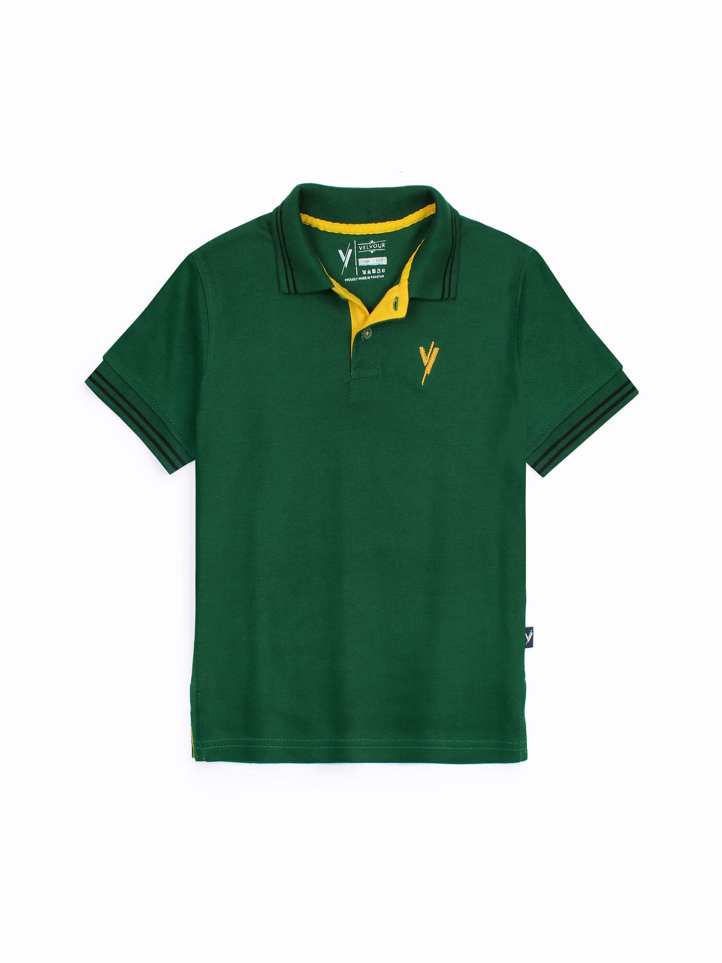 Tipping Collar Plain Polo Shirt VP11-I