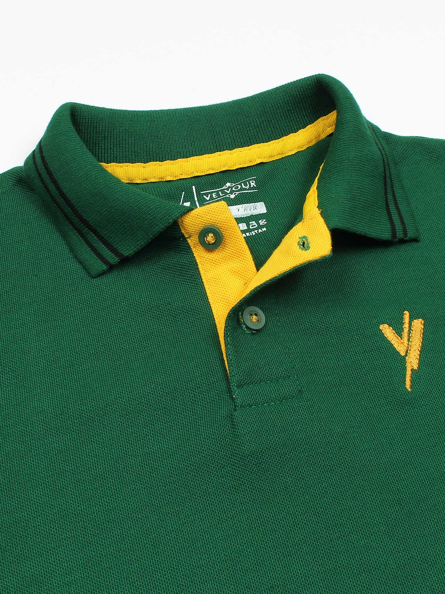 Tipping Collar Plain Polo Shirt VP11-I