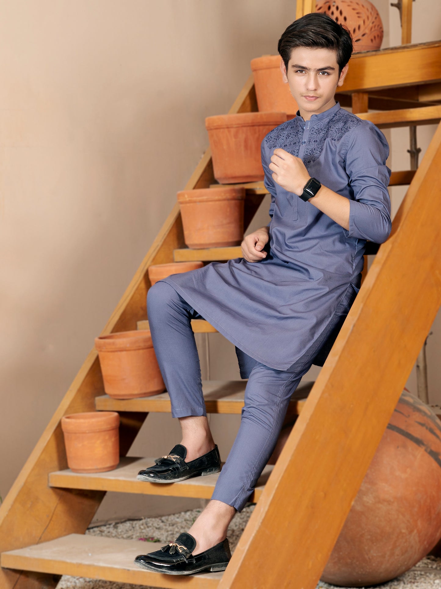 Boys Kurta Trouser Suit Set ART VB165
