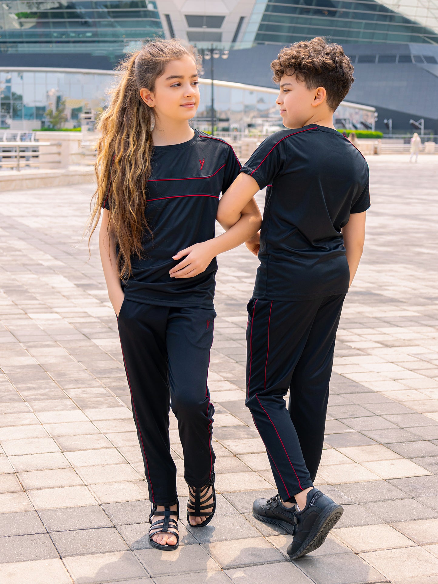 Tracksuit For Boys & Girls Poly athletic Fabric VST46-A