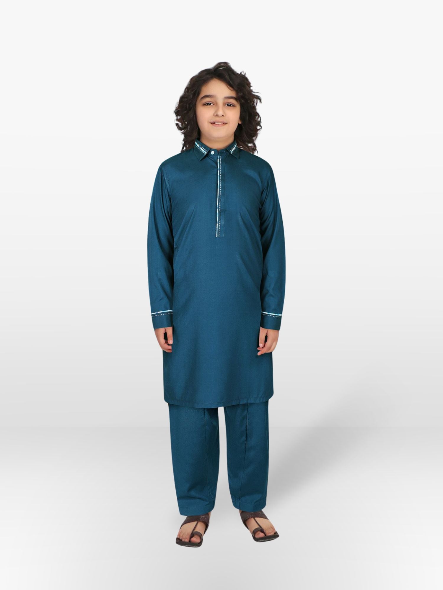 Boys Shalwar Kameez 2Pc VB177 A Blue