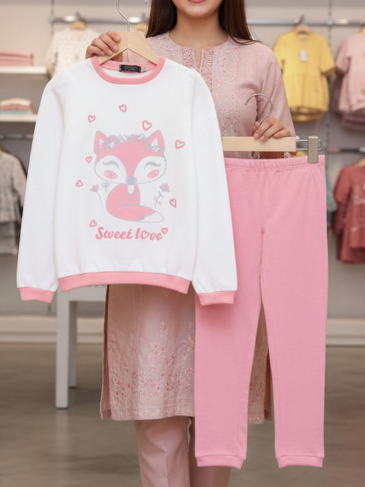 Round Neck Tracksuit for Girls VWTG 01-A