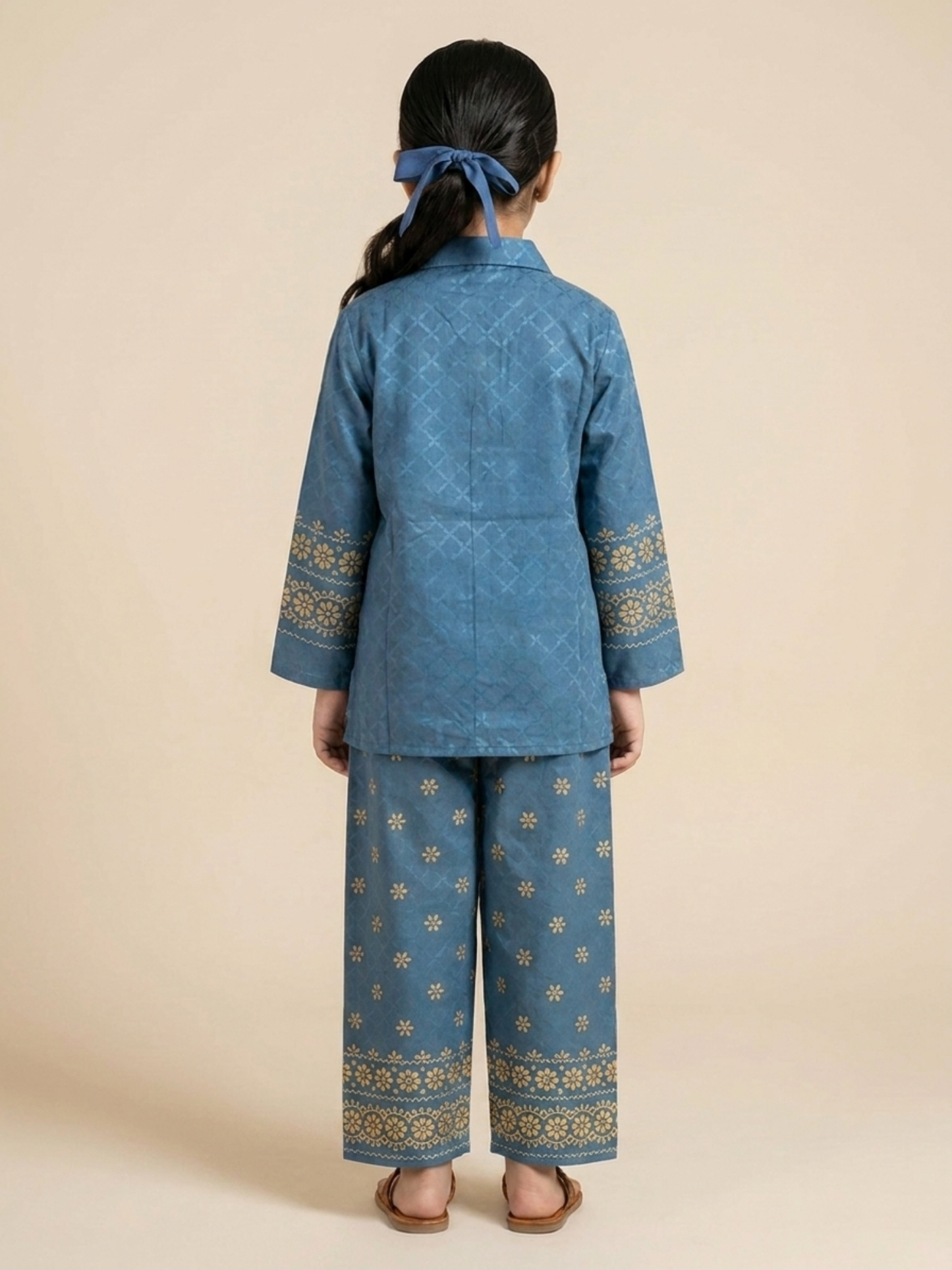 Printed Girls Co Ord Set VG219-A