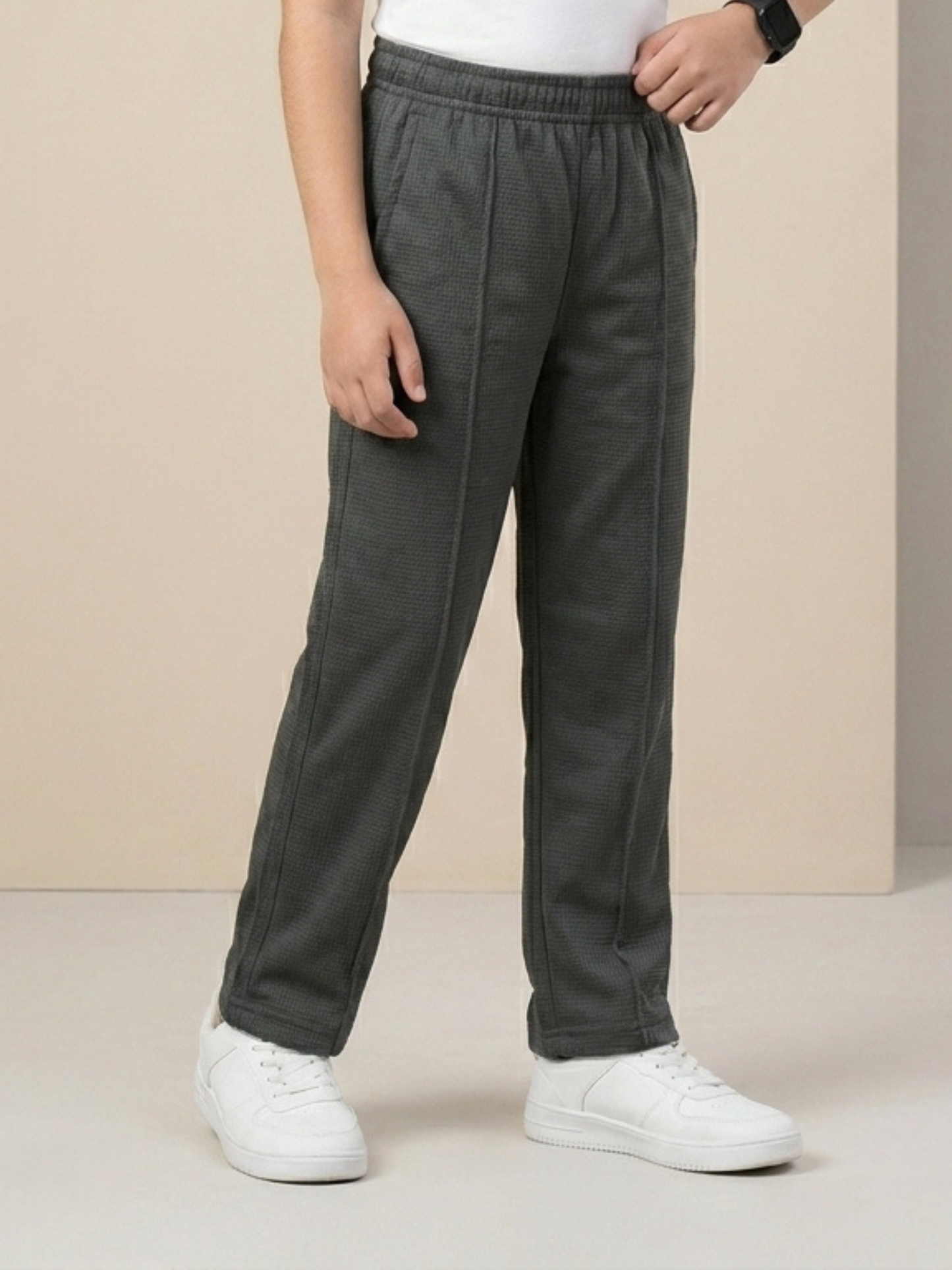 Boys Imported Textured Pintuck Trouser VT28-C