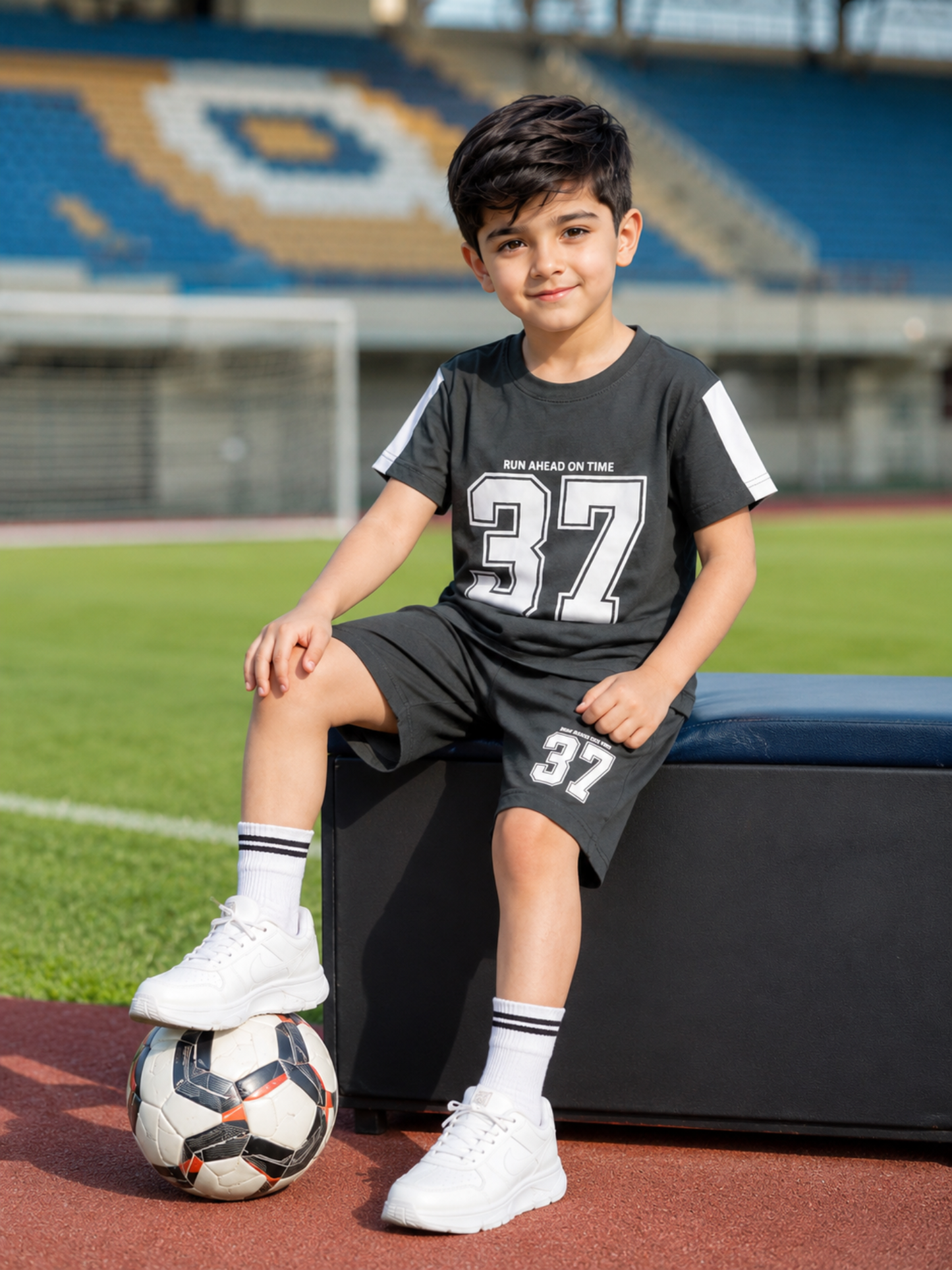 Kids Single Jersey Summer Tarcksuit VST76-A