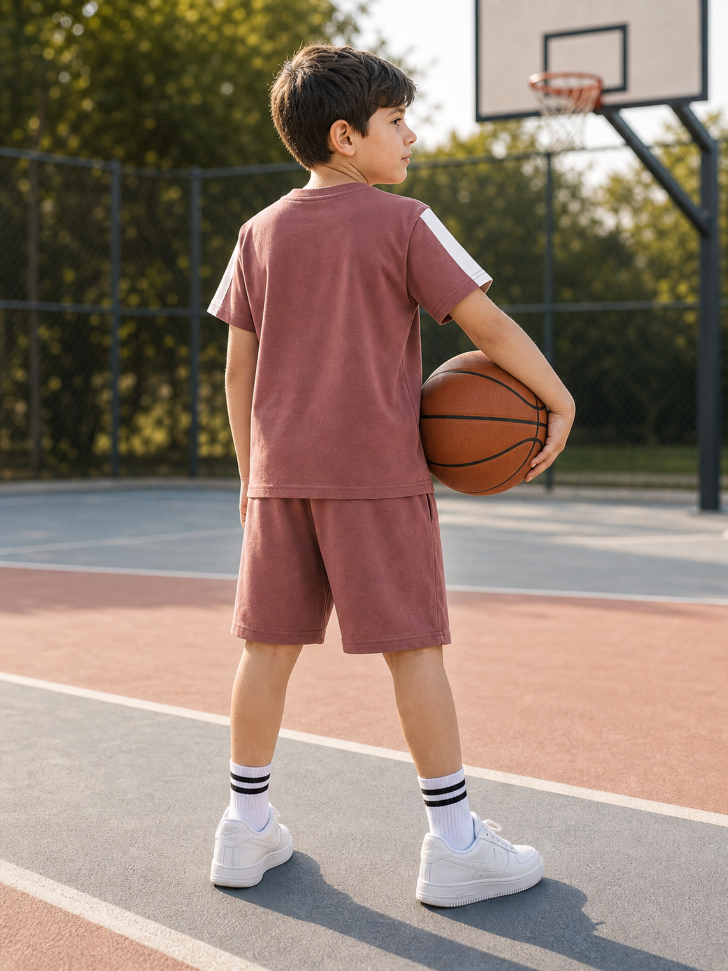 Kids Single Jersey Summer Tarcksuit VST76-B