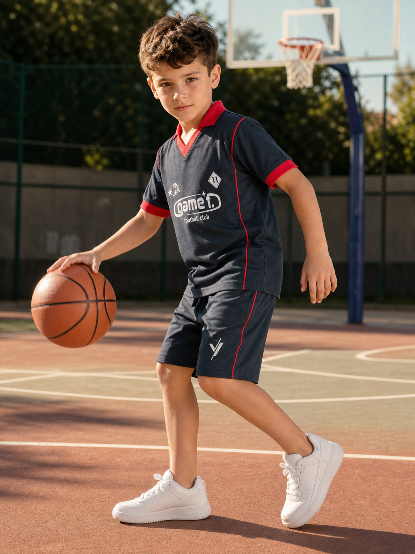 Kids Single Jersey Summer Tarcksuit VST77-A