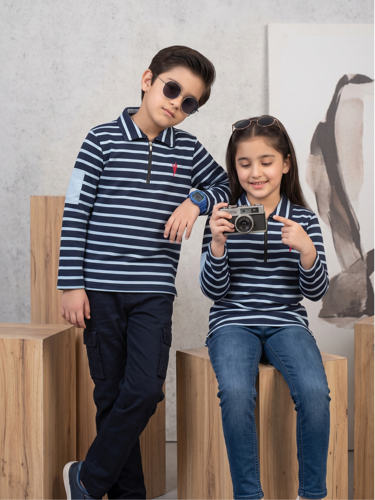 Fleece winter sweatshirt For Boys & Girls VWT65-A